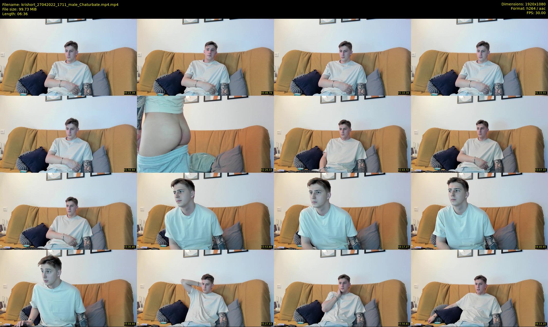 krishort — 7 minute Chaturbate male cam show recording, 1080p, Apr 27, 2022
