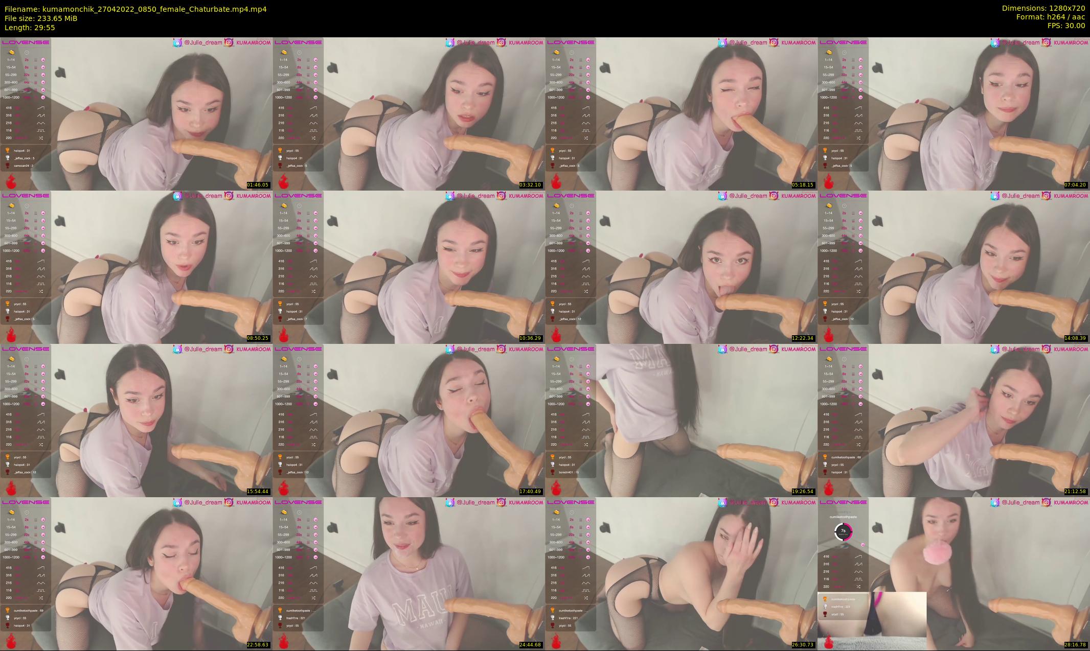 kumamonchik — 30 minute Chaturbate couple cam show recording, 720p, Apr 27, 2022