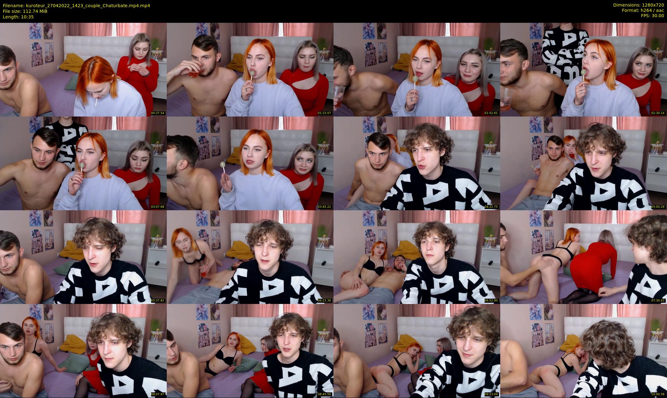 kuroteur — 11 minute Chaturbate couple cam show recording, 720p, Apr 27, 2022