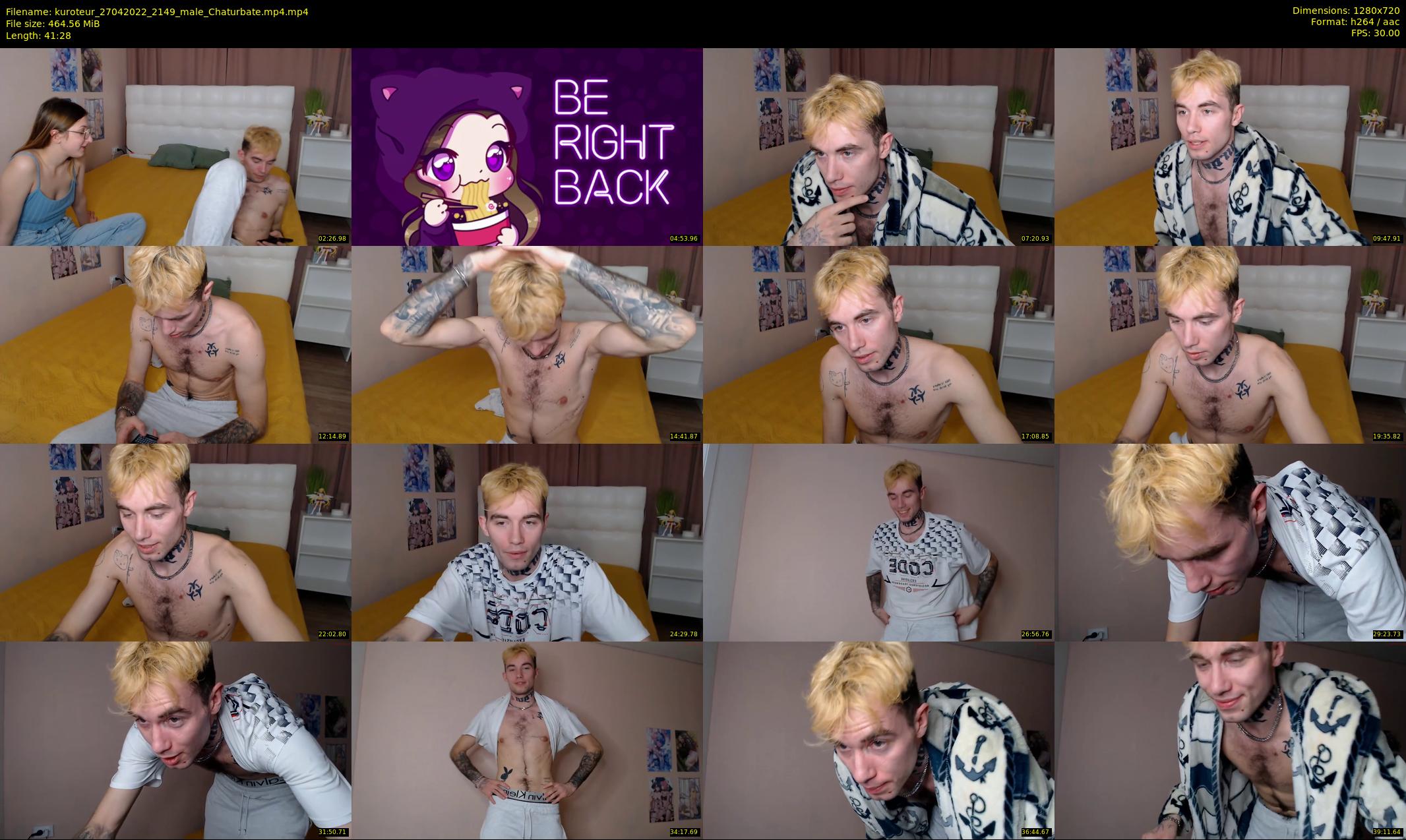 kuroteur — 42 minute Chaturbate couple cam show recording, 720p, Apr 27, 2022
