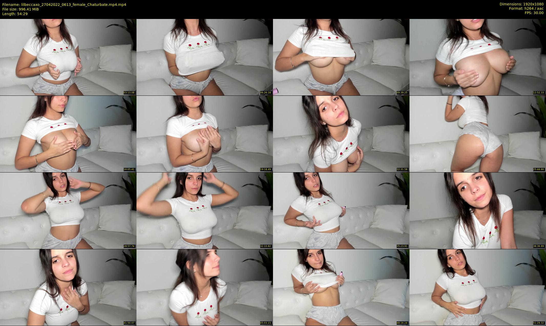 lilbeccaxo — 55 minute Chaturbate female cam show recording, 1080p, Apr 27, 2022