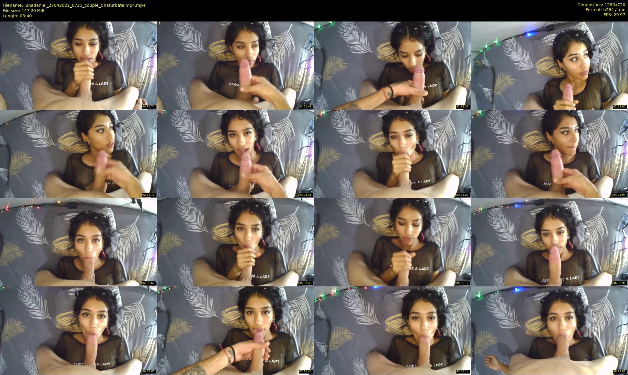 lunadaniel — 9 minute Chaturbate couple cam show recording, 720p, Apr 27, 2022