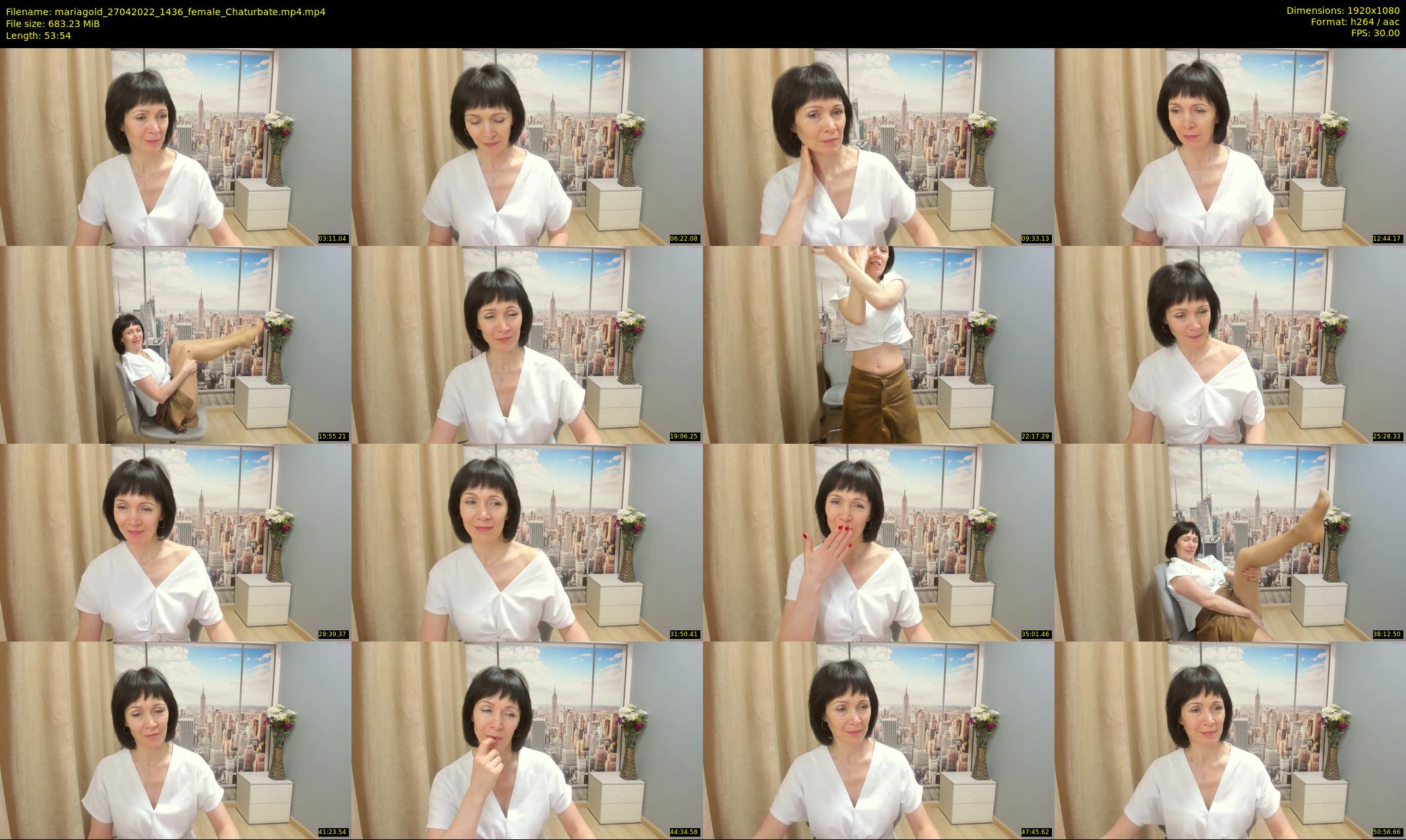 mariagold — 54 minute Chaturbate female cam show recording, 1080p, Apr 27, 2022