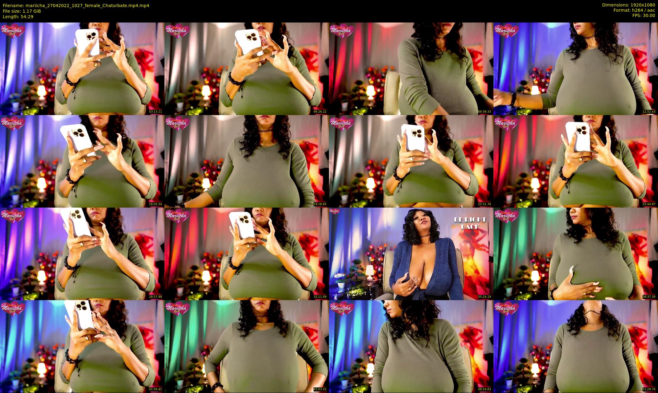 mariicha — 55 minute Chaturbate female cam show recording, 1080p, Apr 27, 2022