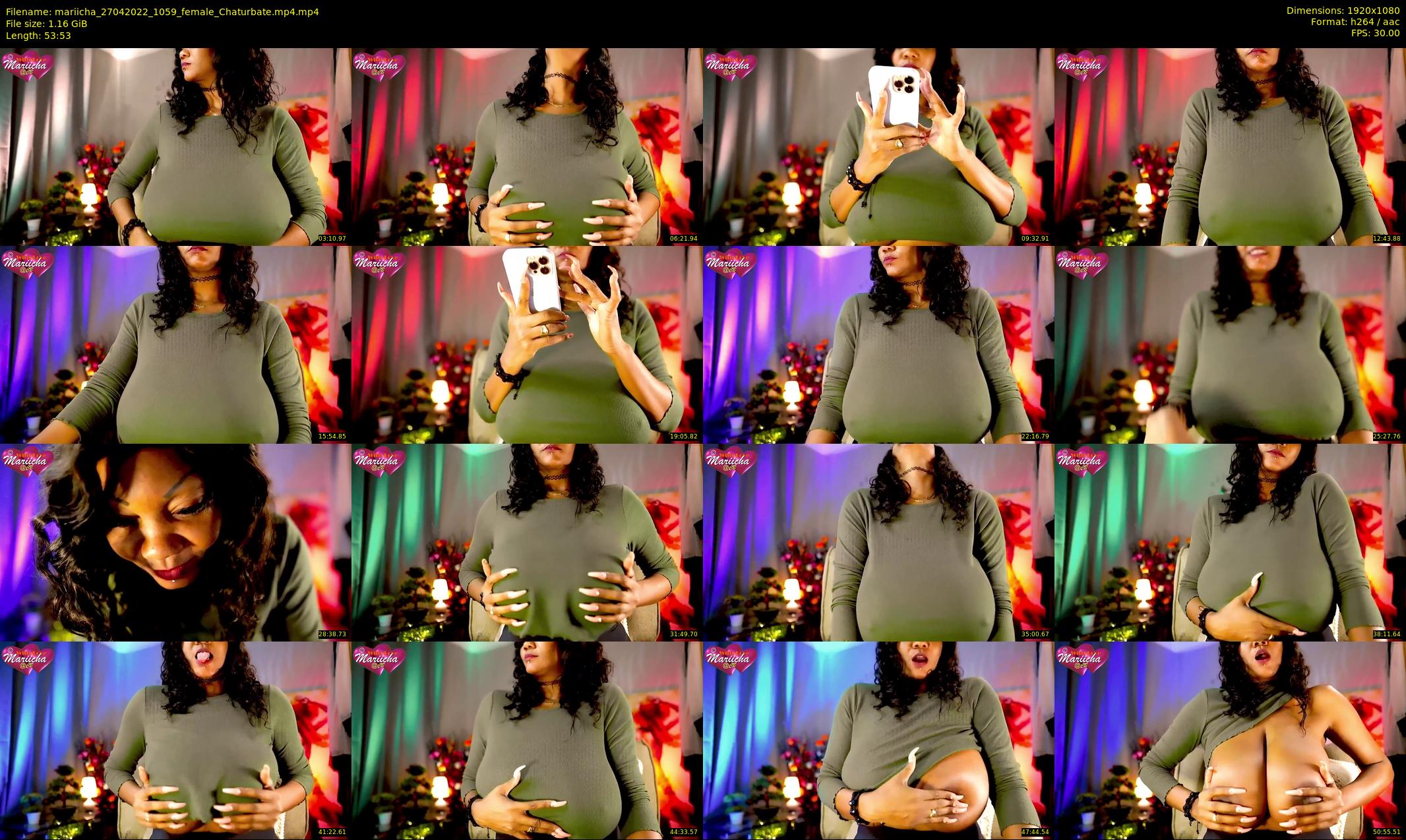 mariicha — 54 minute Chaturbate female cam show recording, 1080p, Apr 27, 2022