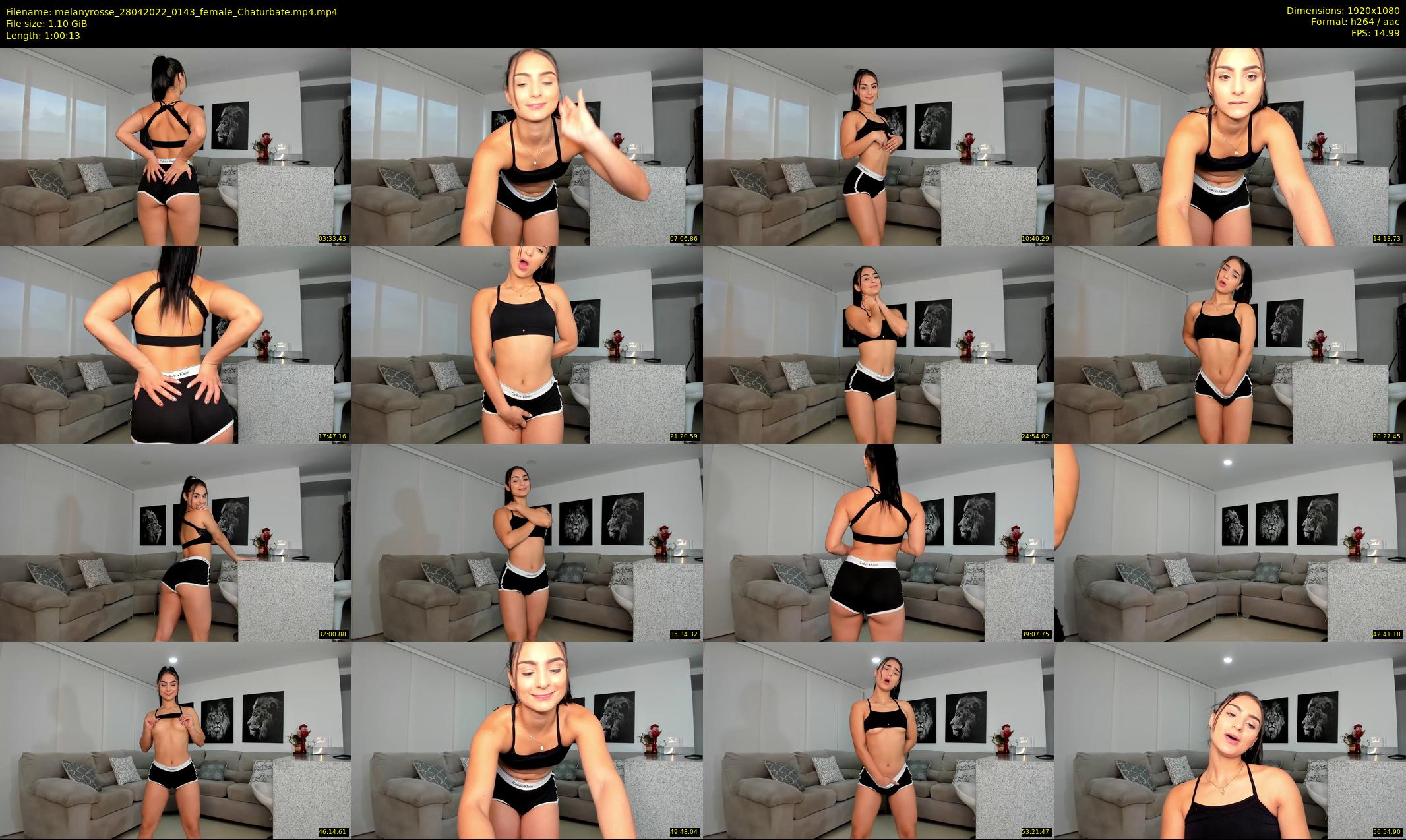 melanyrosse — 61 minute Chaturbate female cam show recording, 1080p, Apr 28, 2022