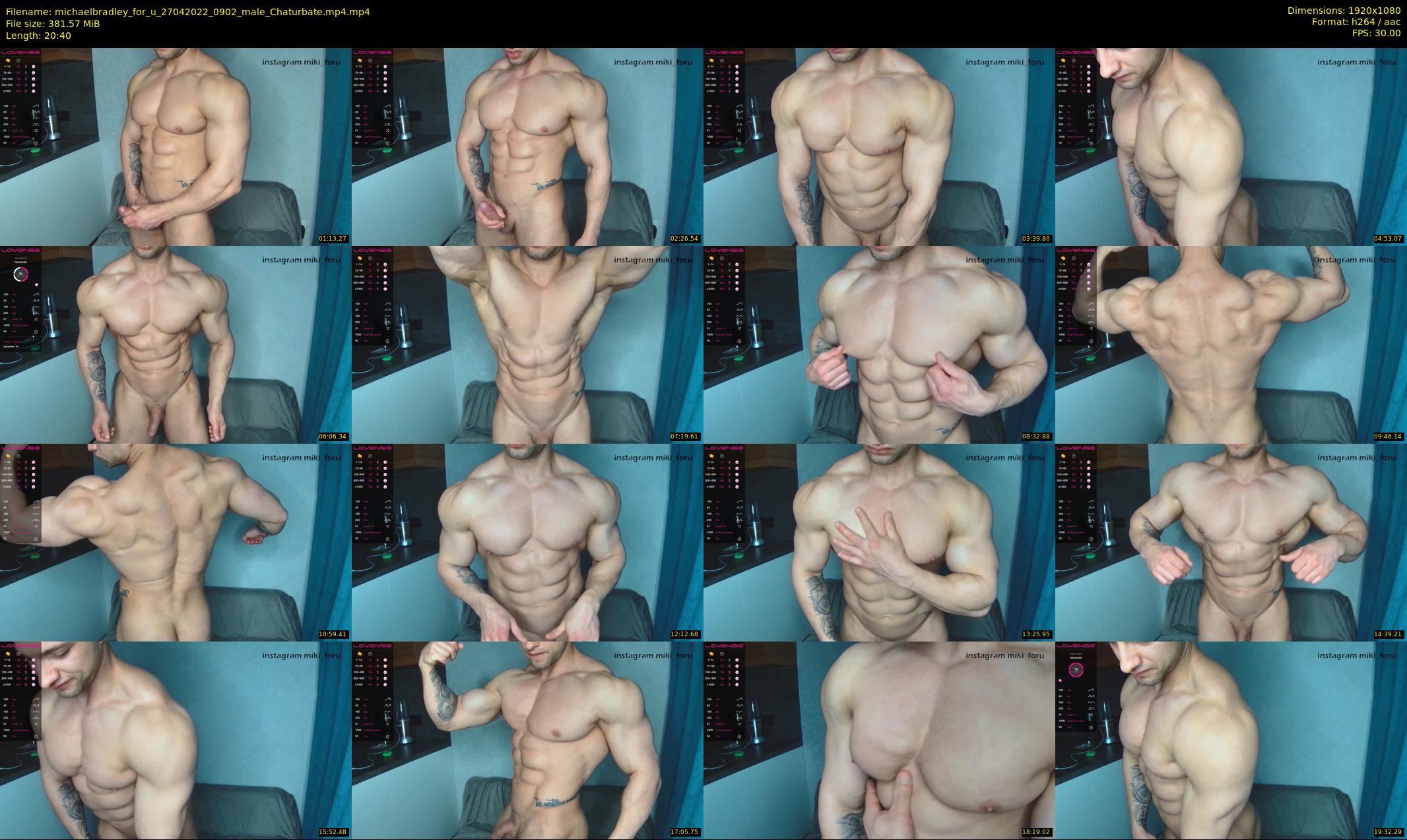 michaelbradley_for_u — 21 minute Chaturbate male cam show recording, 1080p, Apr 27, 2022