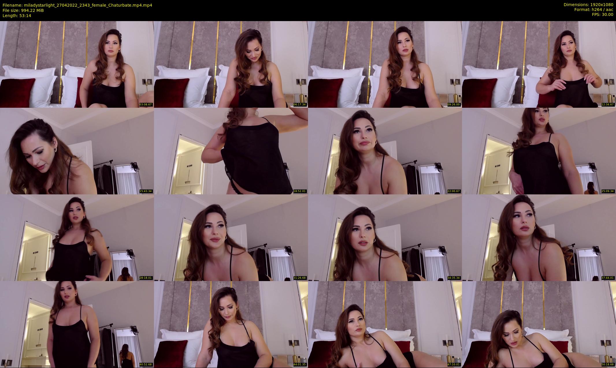 miladystarlight — 54 minute Chaturbate female cam show recording, 1080p, Apr 27, 2022