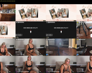 milavalentinax — 33 minute Chaturbate female cam show recording, 1080p, Apr 28, 2022