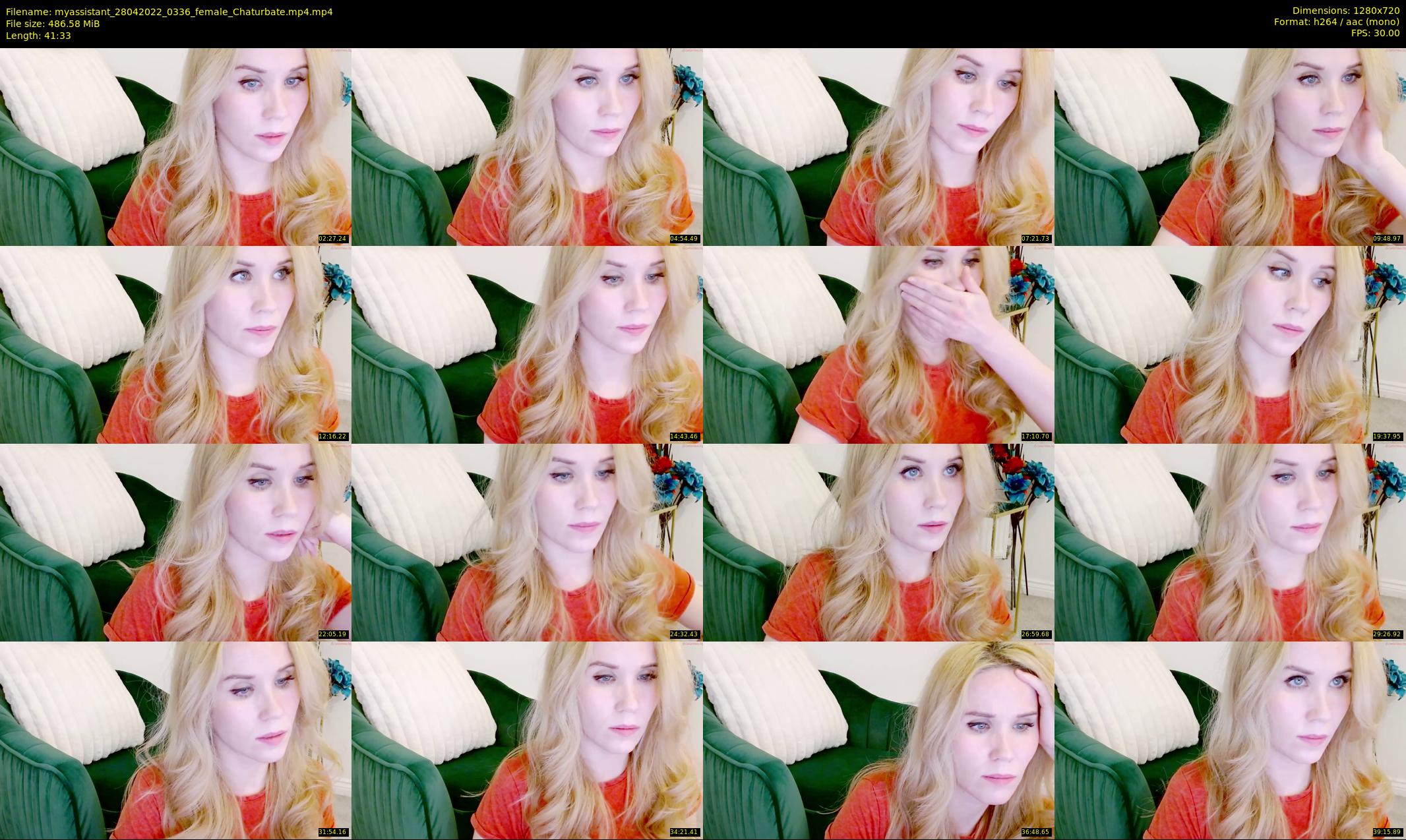myassistant — 42 minute Chaturbate female cam show recording, 720p, Apr 28, 2022