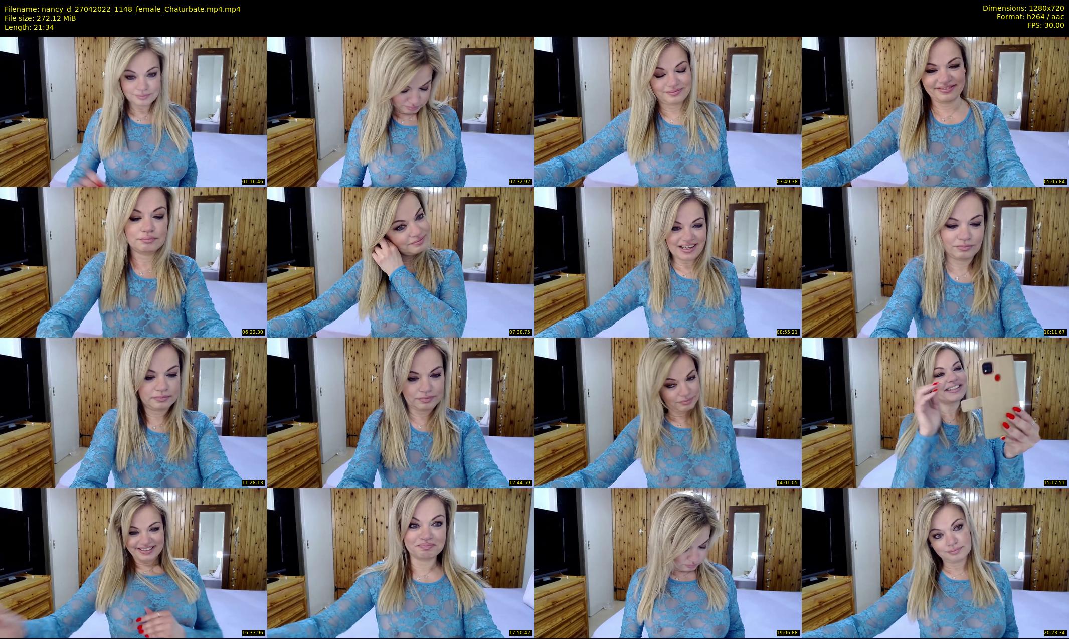 nancy_d — 22 minute Chaturbate female cam show recording, 720p, Apr 27, 2022