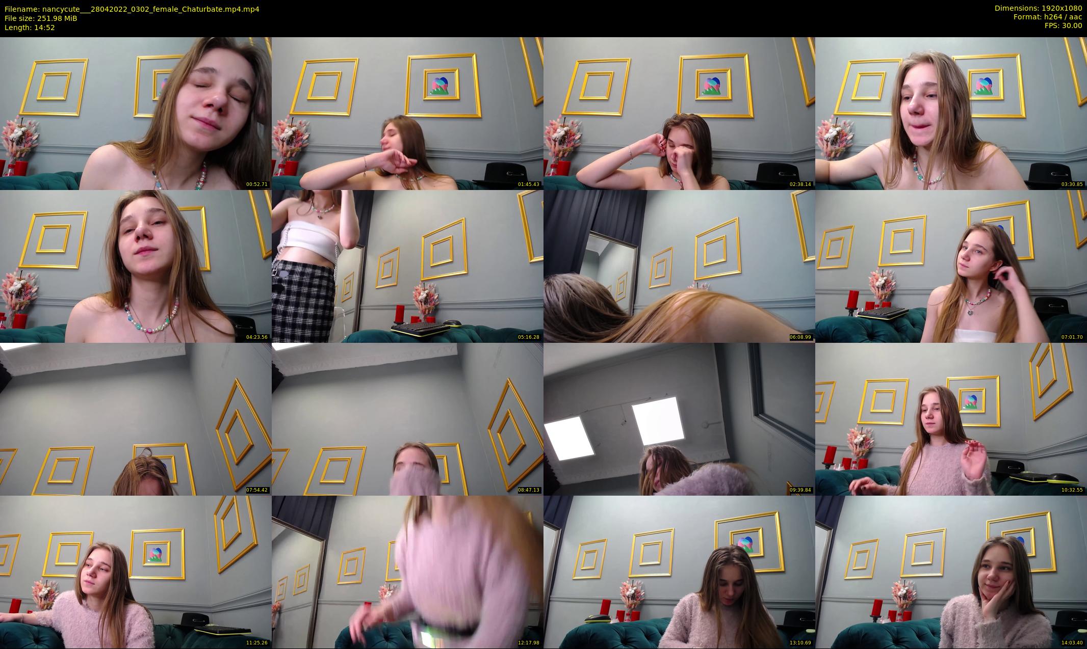 nancycute__ — 15 minute Chaturbate female cam show recording, 1080p, Apr 28, 2022