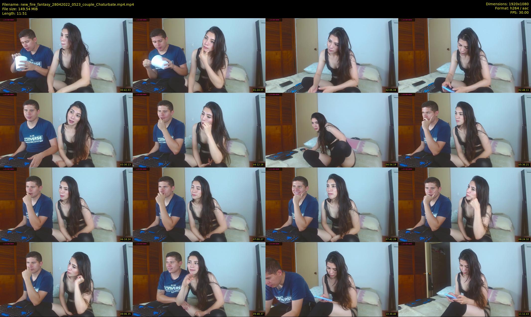 new_fire_fantasy — 12 minute Chaturbate couple cam show recording, 1080p, Apr 28, 2022