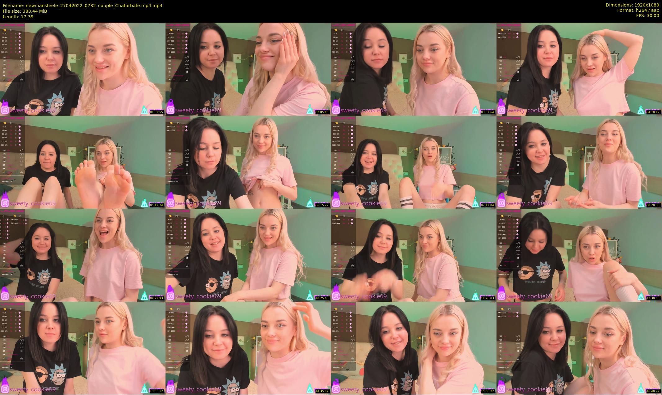 newmansteele — 18 minute Chaturbate couple cam show recording, 1080p, Apr 27, 2022