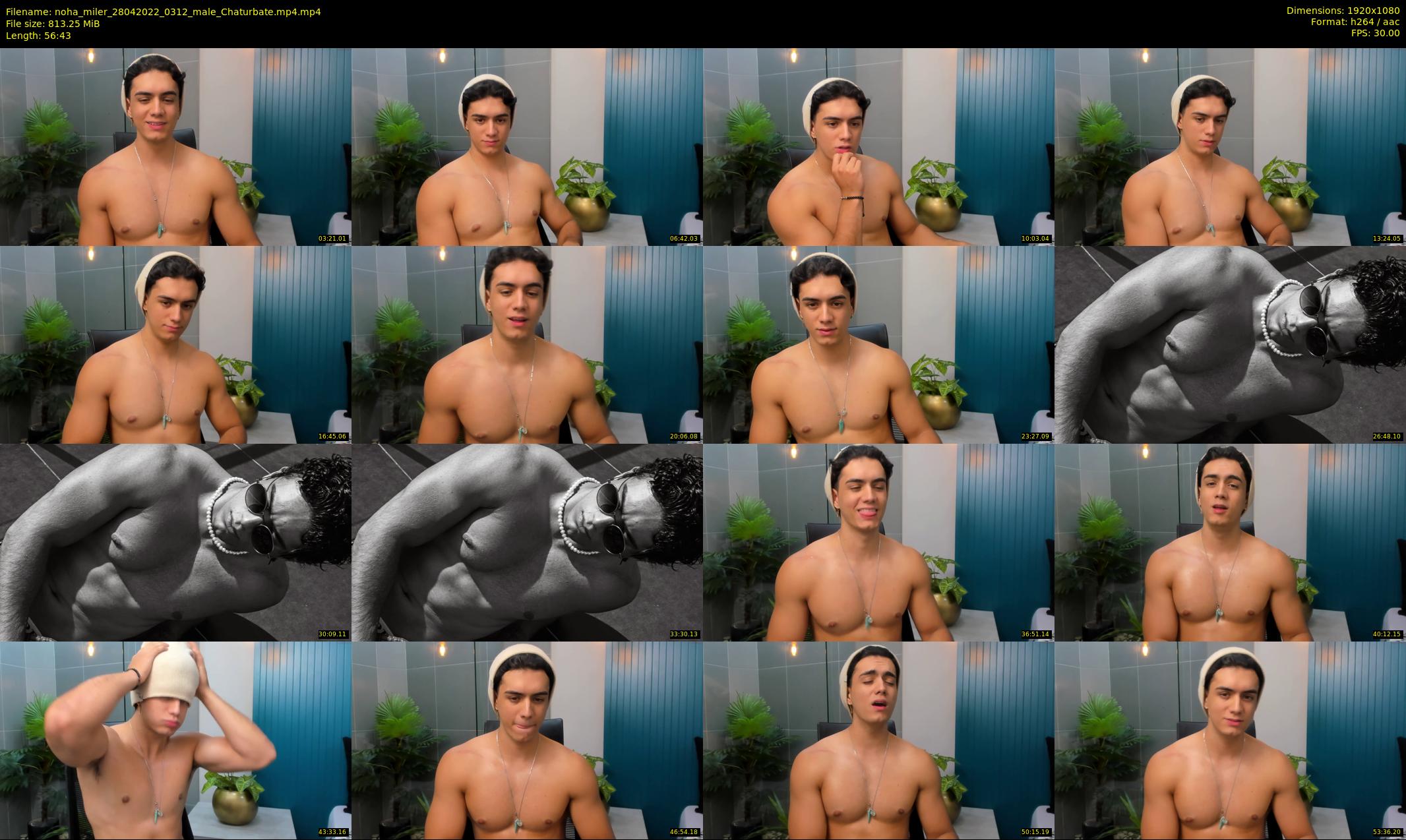 noha_miler — 57 minute Chaturbate male cam show recording, 1080p, Apr 28, 2022