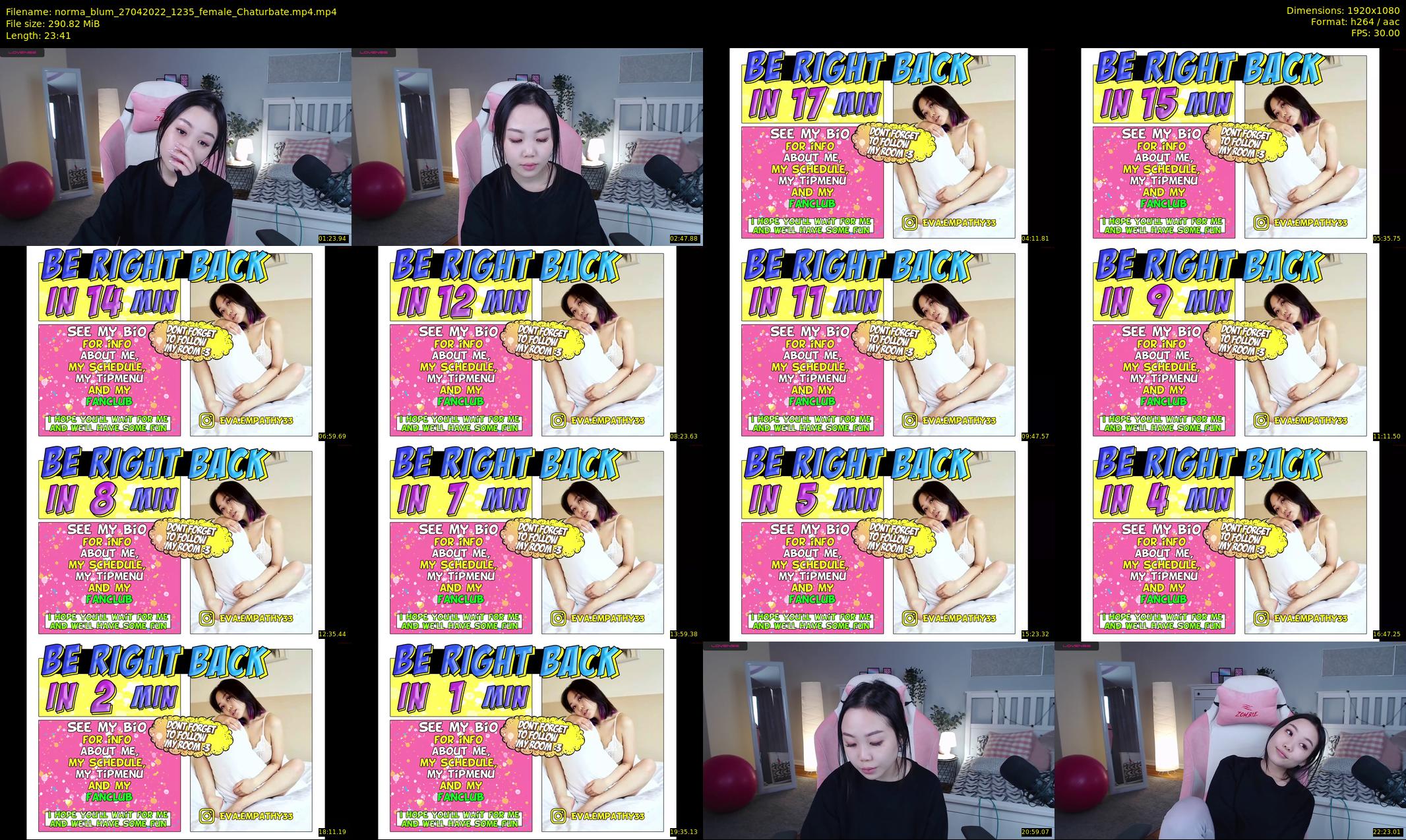 norma_blum — 24 minute Chaturbate female cam show recording, 1080p, Apr 27, 2022