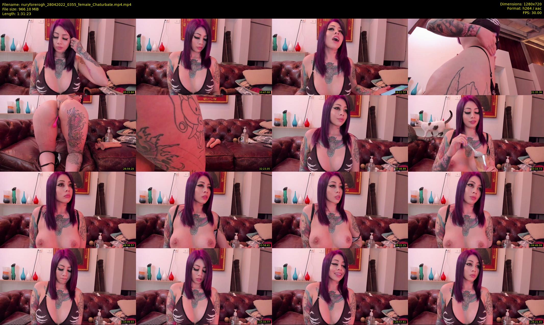 nuryforerogh — 92 minute Chaturbate female cam show recording, 720p, Apr 28, 2022