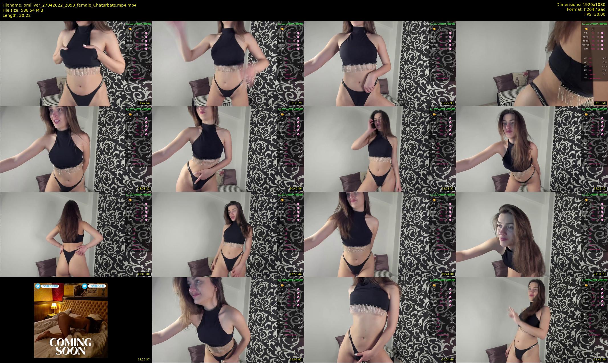 omiliver — 31 minute Chaturbate female cam show recording, 1080p, Apr 27, 2022