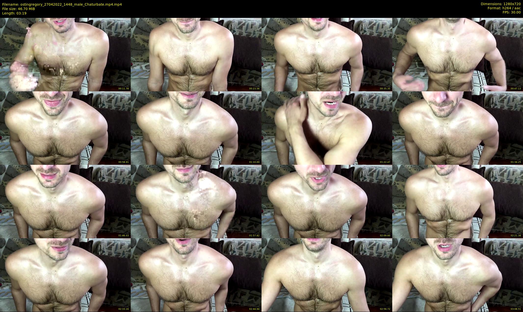 ostingregory — 4 minute Chaturbate male cam show recording, 720p, Apr 27, 2022