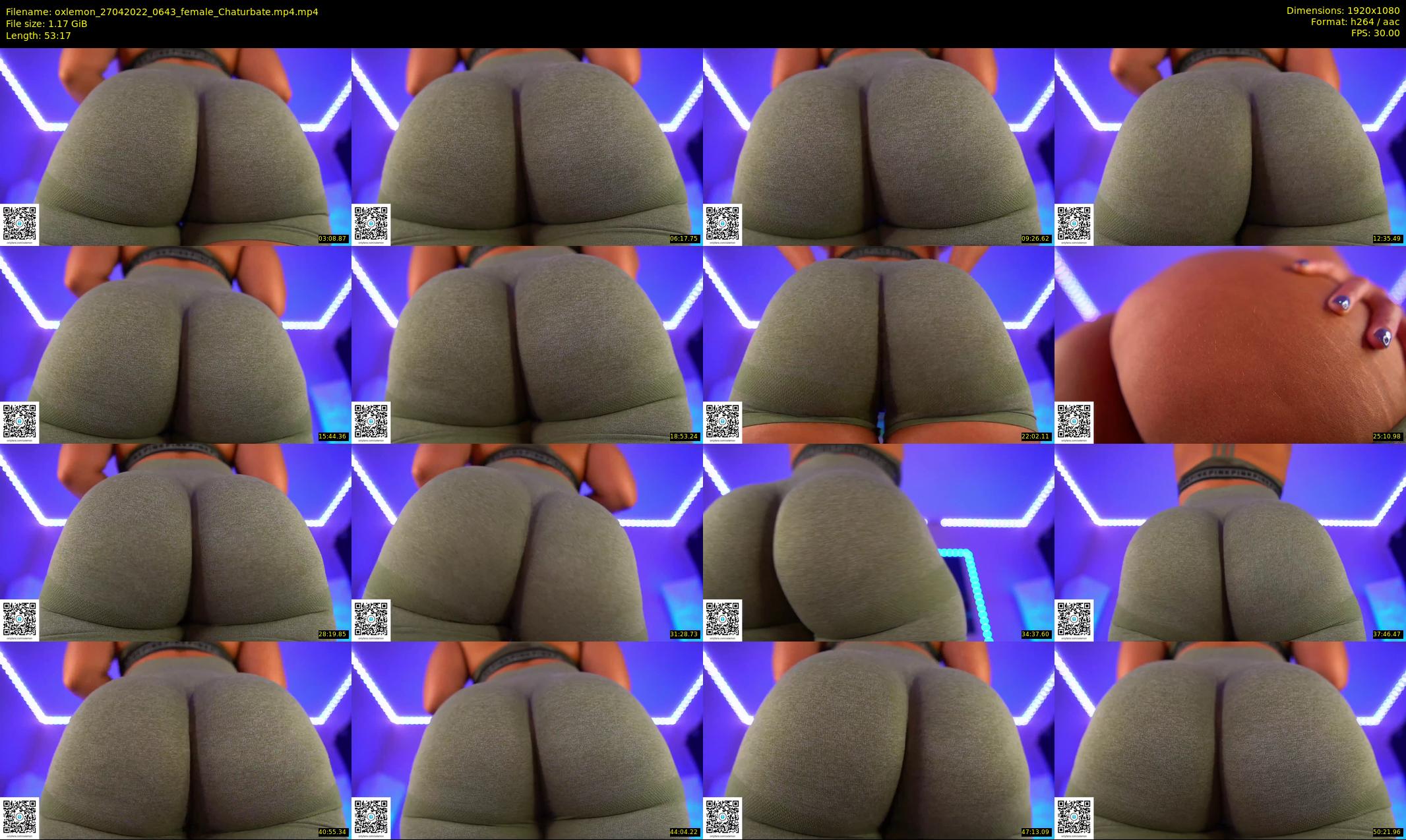 oxlemon — 54 minute Chaturbate female cam show recording, 1080p, Apr 27, 2022