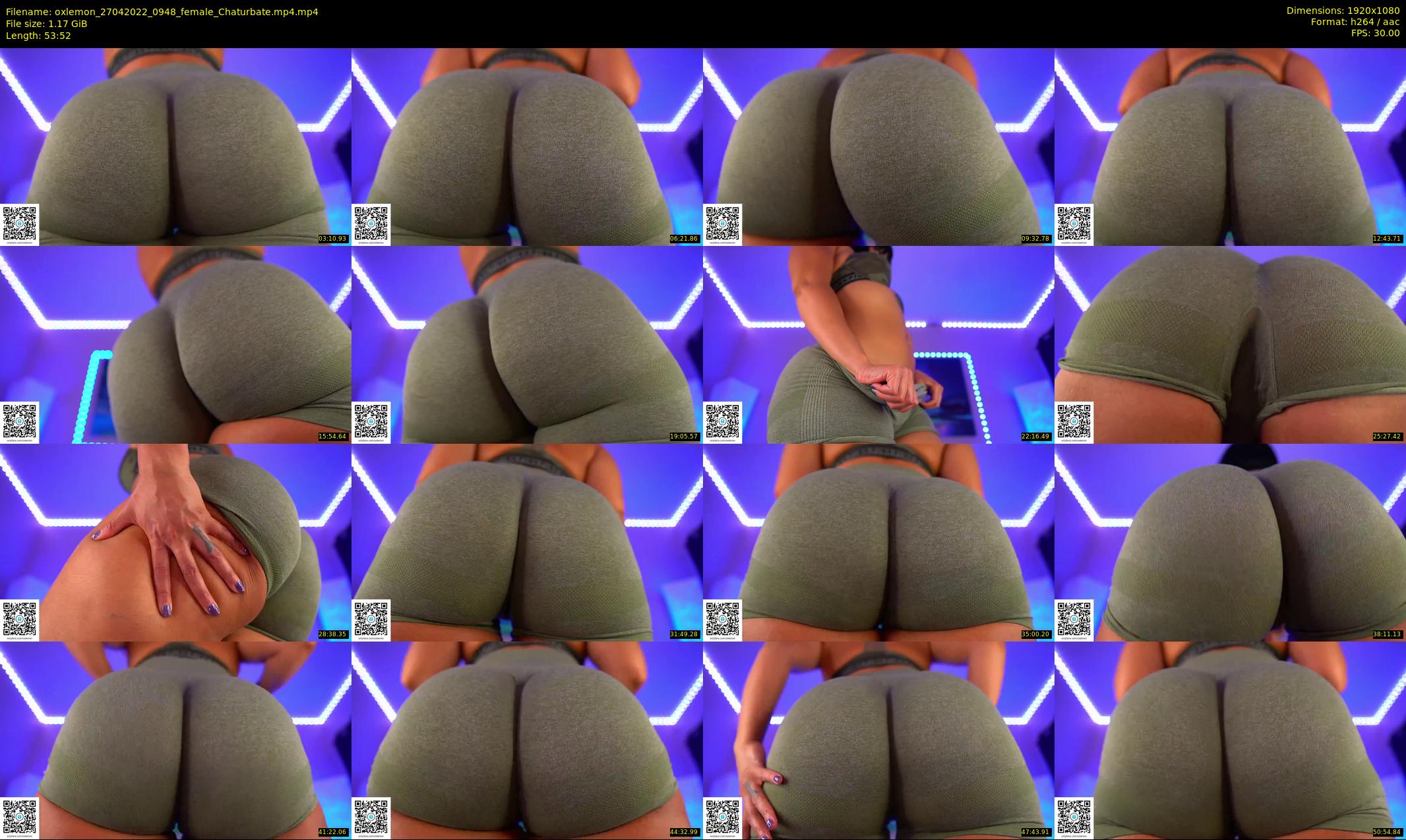 oxlemon — 54 minute Chaturbate female cam show recording, 1080p, Apr 27, 2022