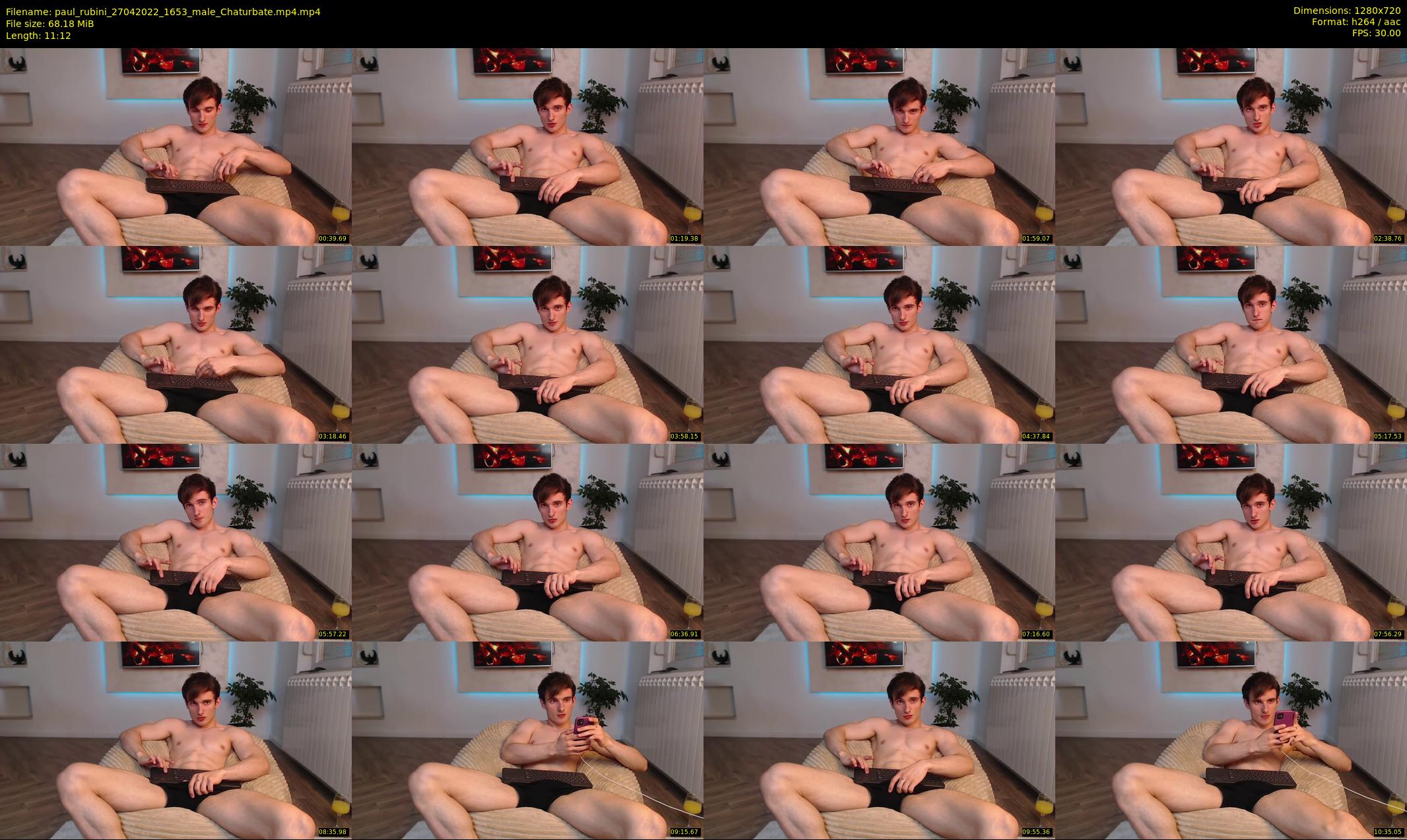 paul_rubini — 12 minute Chaturbate male cam show recording, 720p, Apr 27, 2022