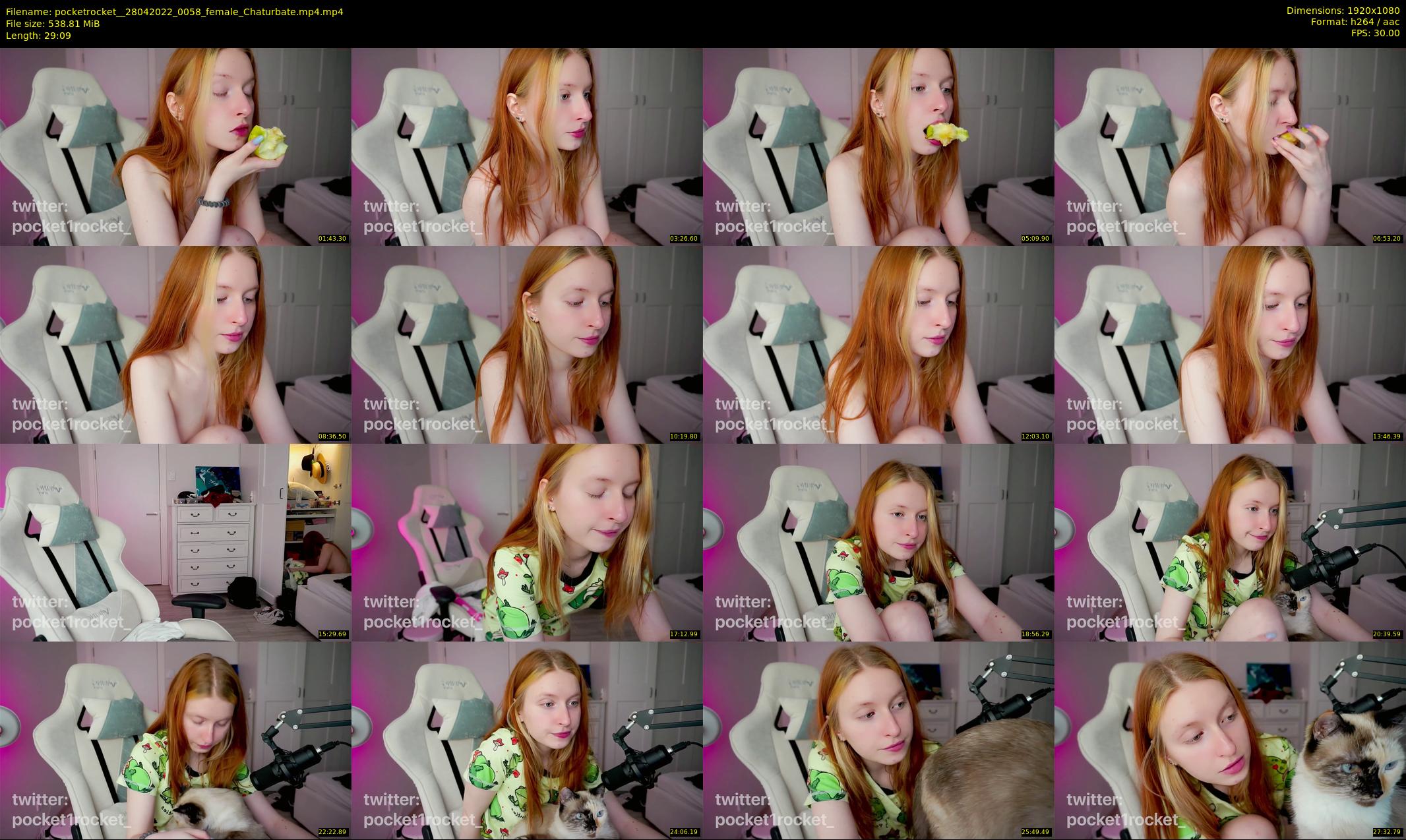 pocketrocket_ — 30 minute Chaturbate female cam show recording, 1080p, Apr 28, 2022