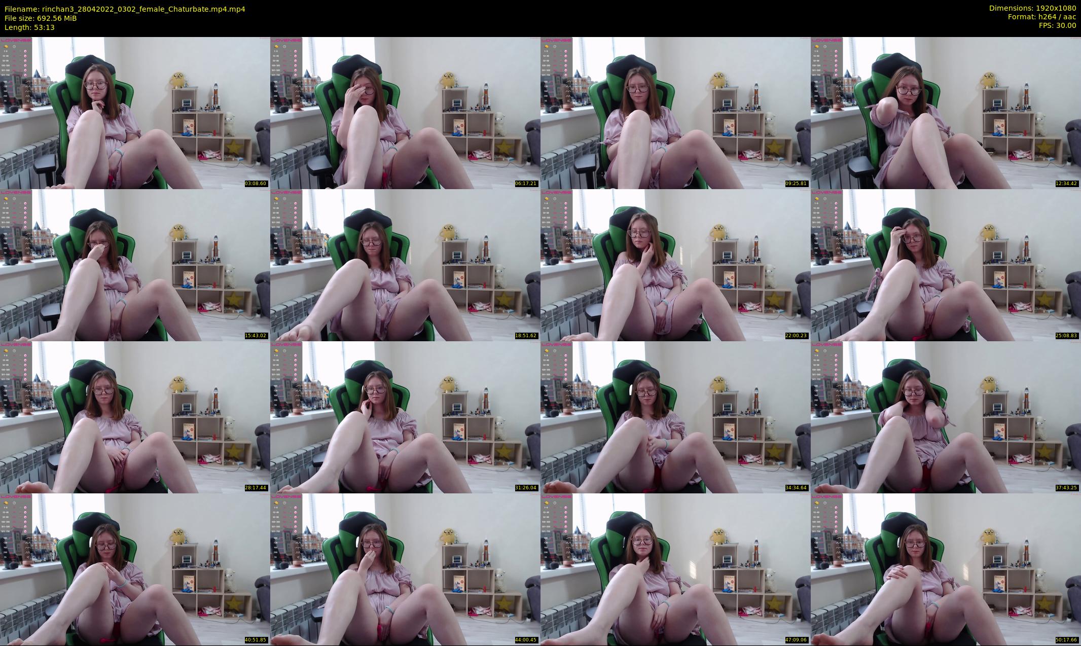 rinchan3 — 54 minute Chaturbate female cam show recording, 1080p, Apr 28, 2022