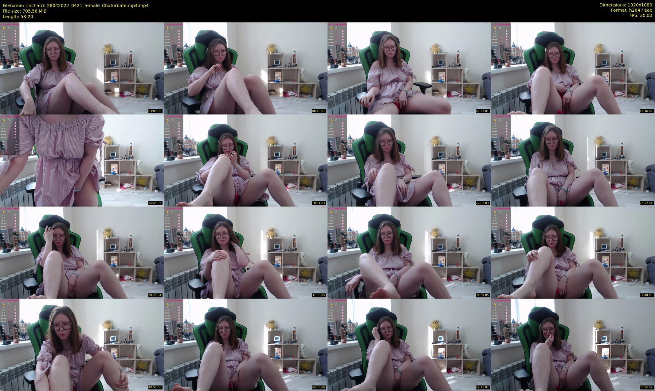 rinchan3 — 54 minute Chaturbate female cam show recording, 1080p, Apr 28, 2022