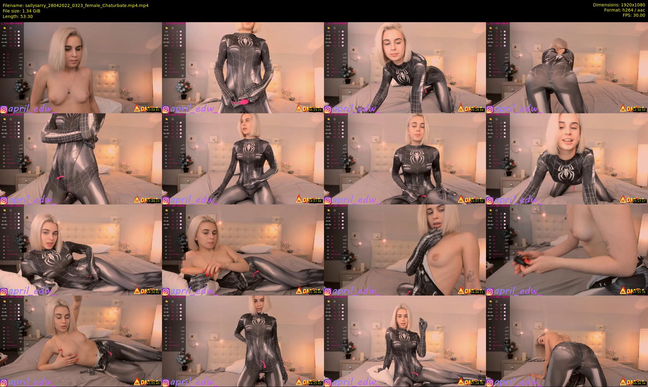 sallysarry — 54 minute Chaturbate couple cam show recording, 1080p, Apr 28, 2022