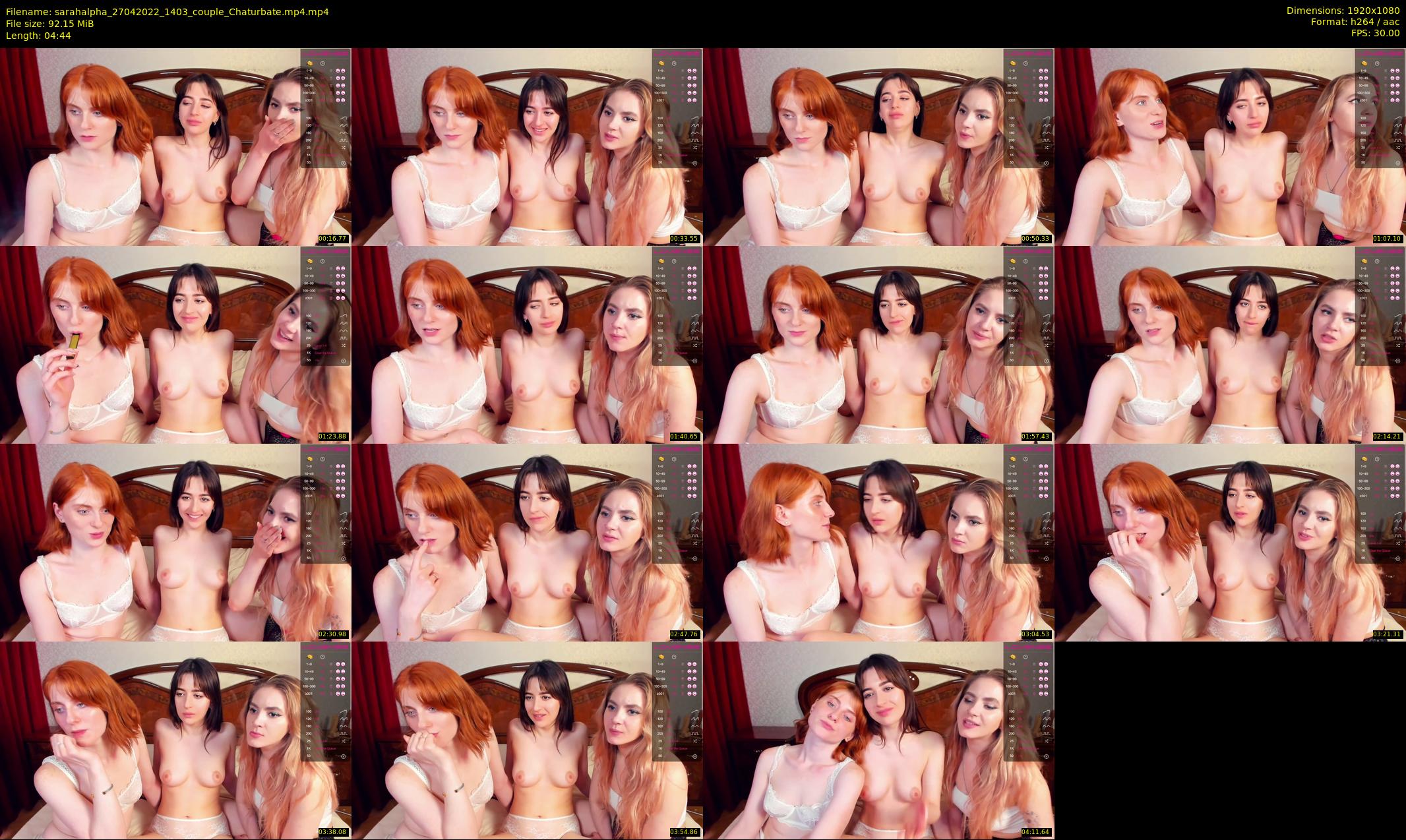 sarahalpha — 5 minute Chaturbate couple cam show recording, 1080p, Apr 27, 2022