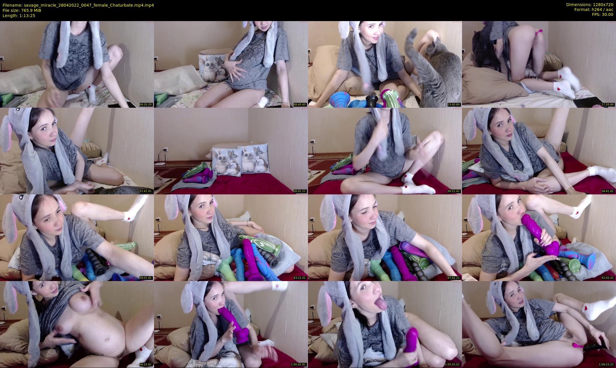 savage_miracle — 74 minute Chaturbate female cam show recording, 720p, Apr 28, 2022