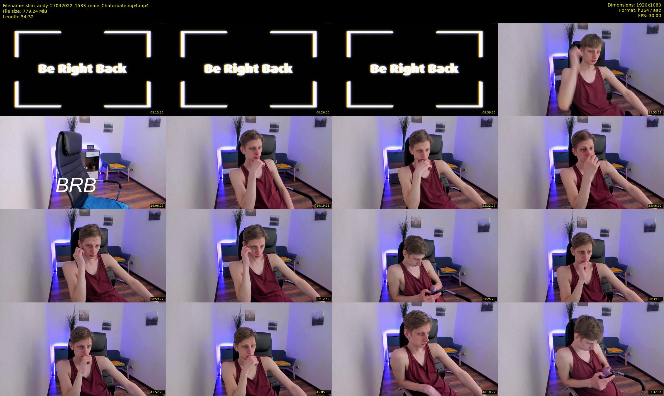 slim_andy — 55 minute Chaturbate male cam show recording, 1080p, Apr 27, 2022