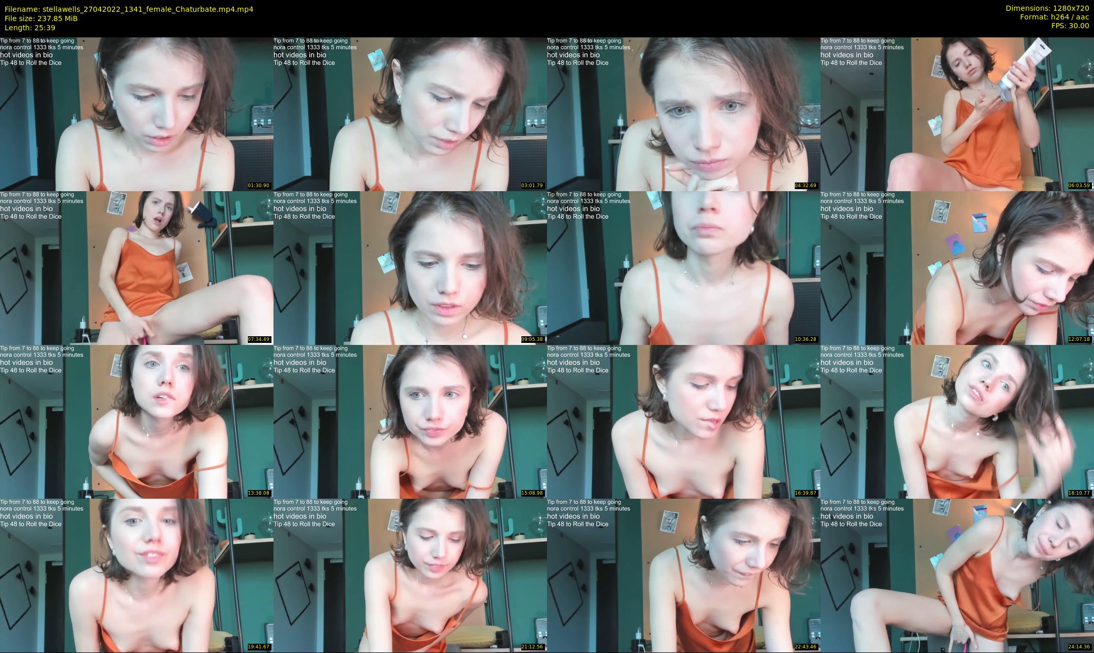 stellawells — 26 minute Chaturbate female cam show recording, 720p, Apr 27, 2022