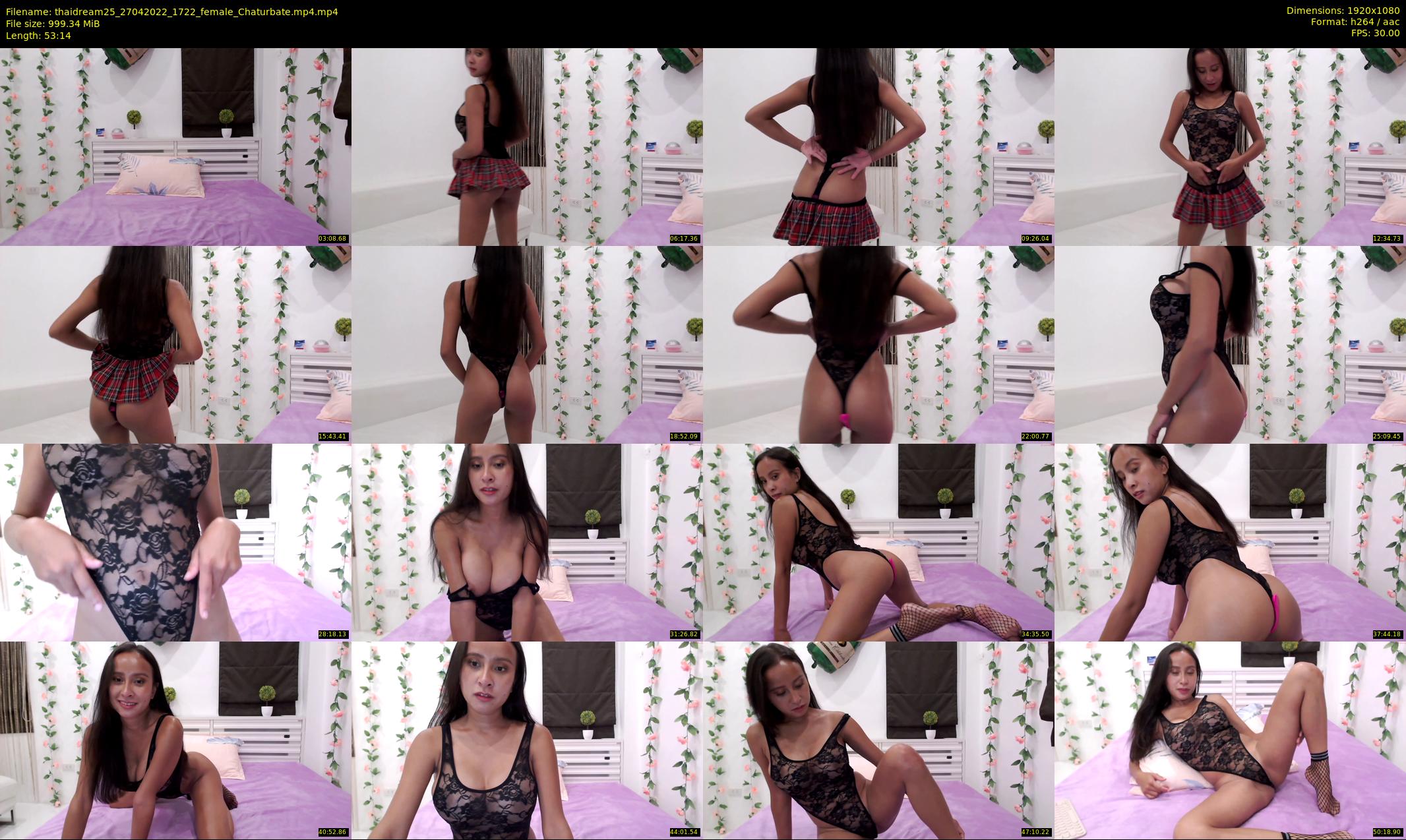 thaidream25 — 54 minute Chaturbate female cam show recording, 1080p, Apr 27, 2022