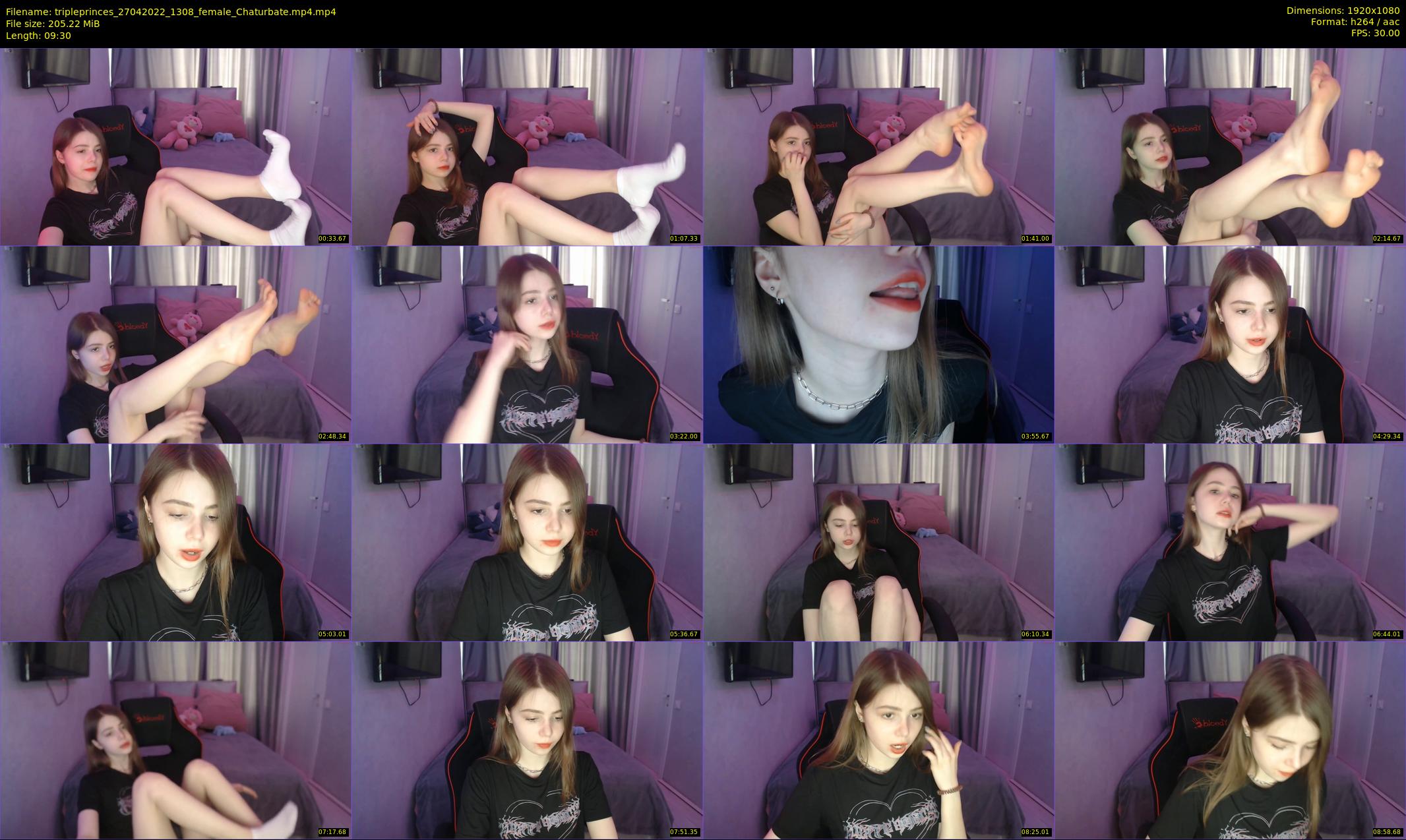 tripleprinces — 10 minute Chaturbate female cam show recording, 1080p, Apr 27, 2022