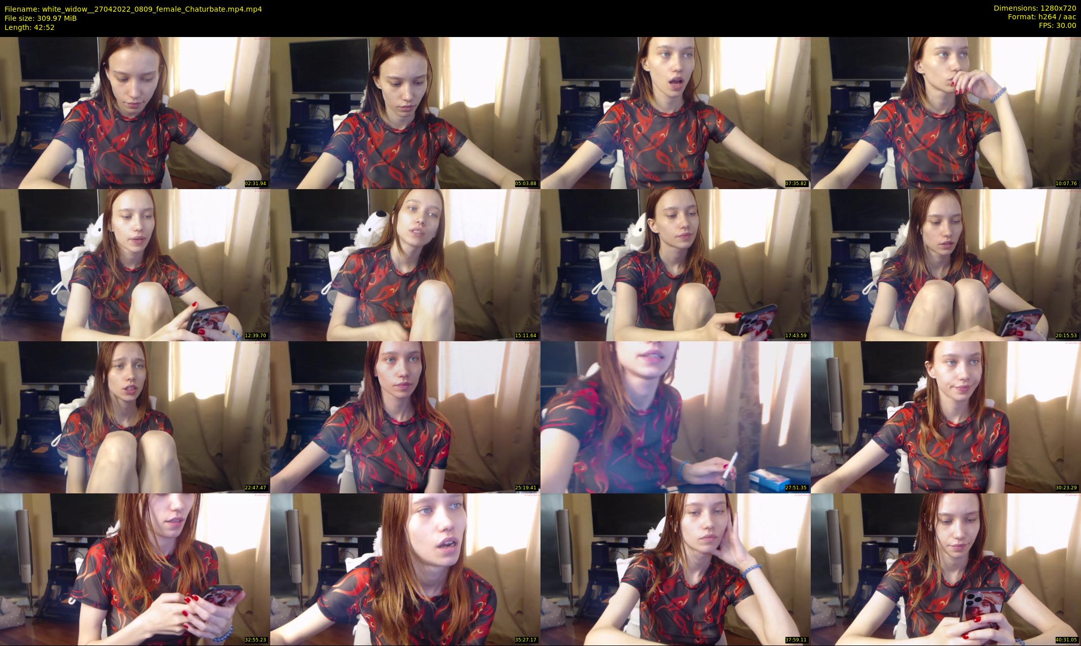white_widow_ — 43 minute Chaturbate female cam show recording, 720p, Apr 27, 2022