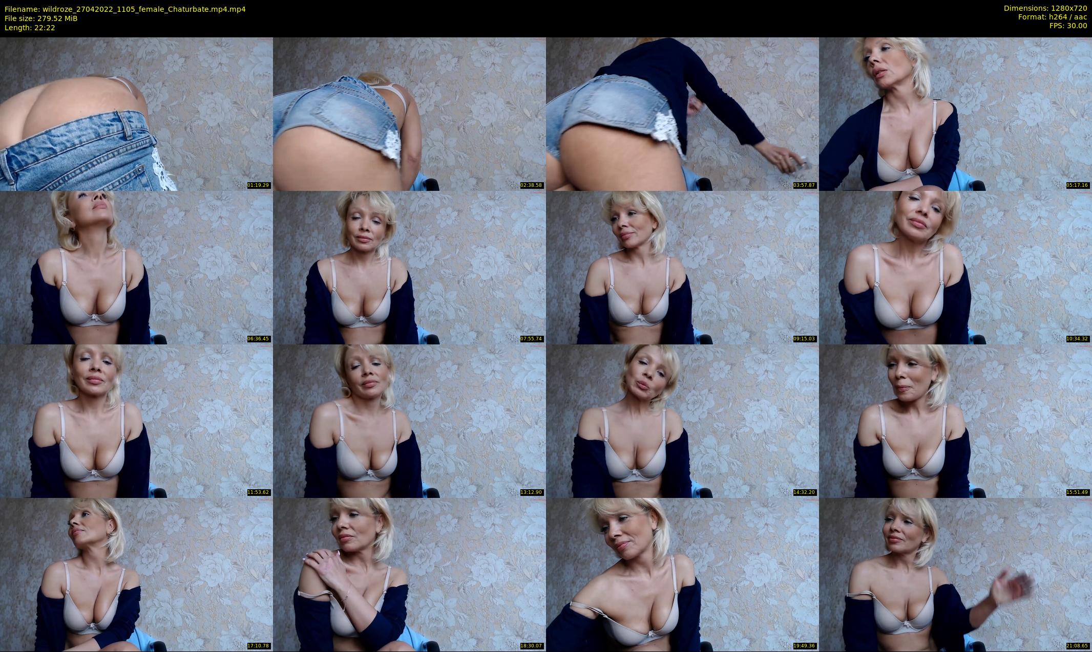 wildroze — 23 minute Chaturbate female cam show recording, 720p, Apr 27, 2022