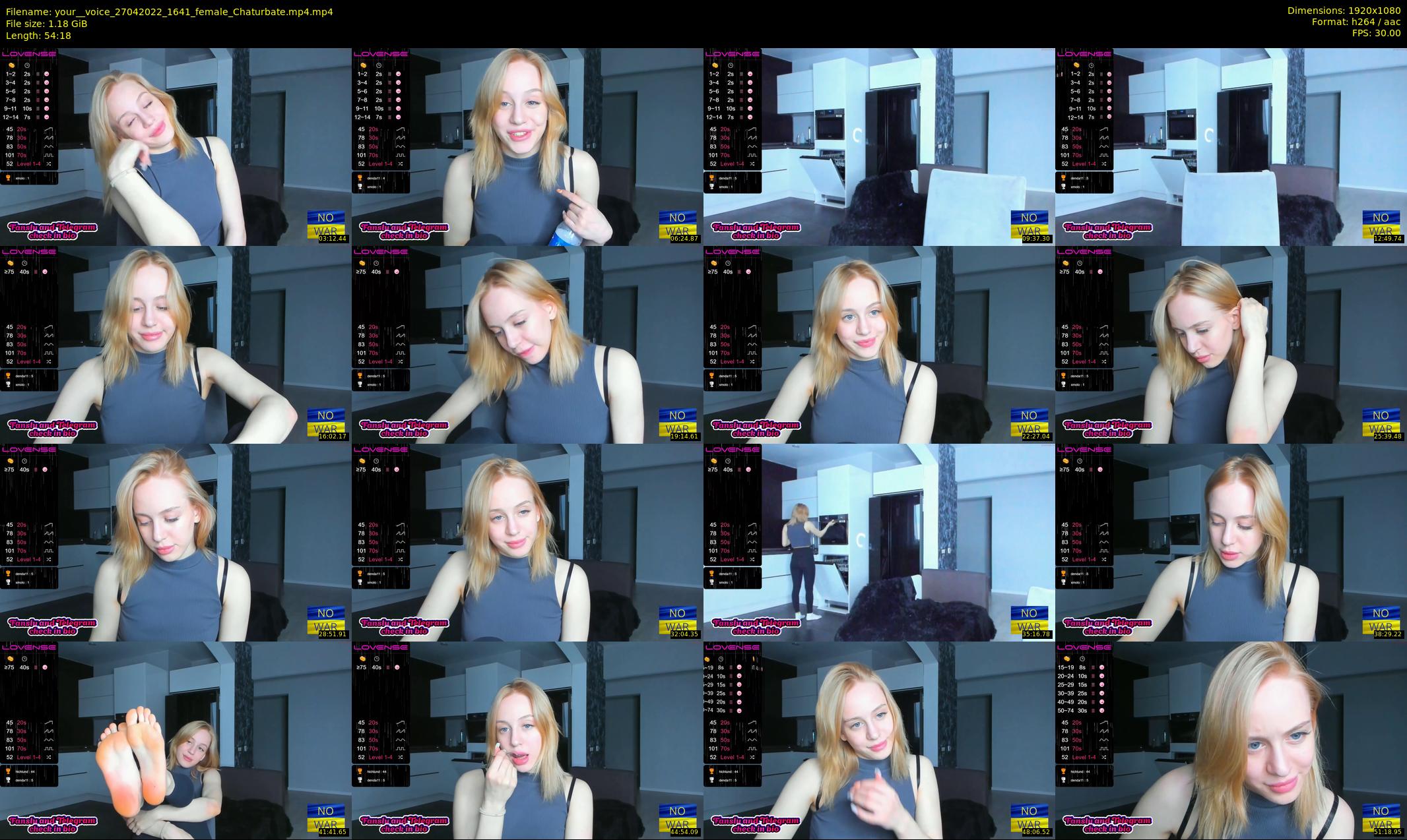 your__voice — 55 minute Chaturbate female cam show recording, 1080p, Apr 27, 2022