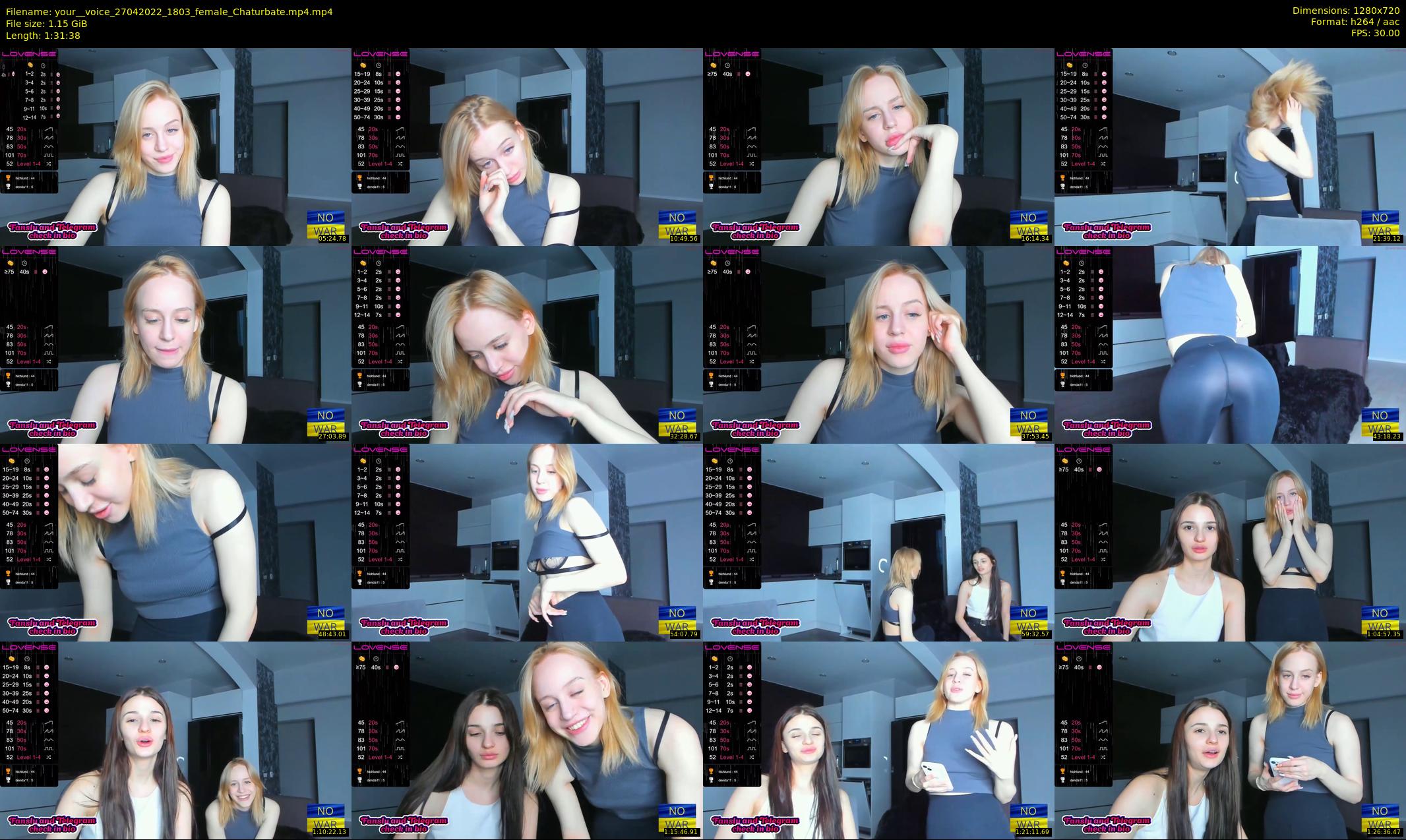 your__voice — 92 minute Chaturbate female cam show recording, 720p, Apr 27, 2022