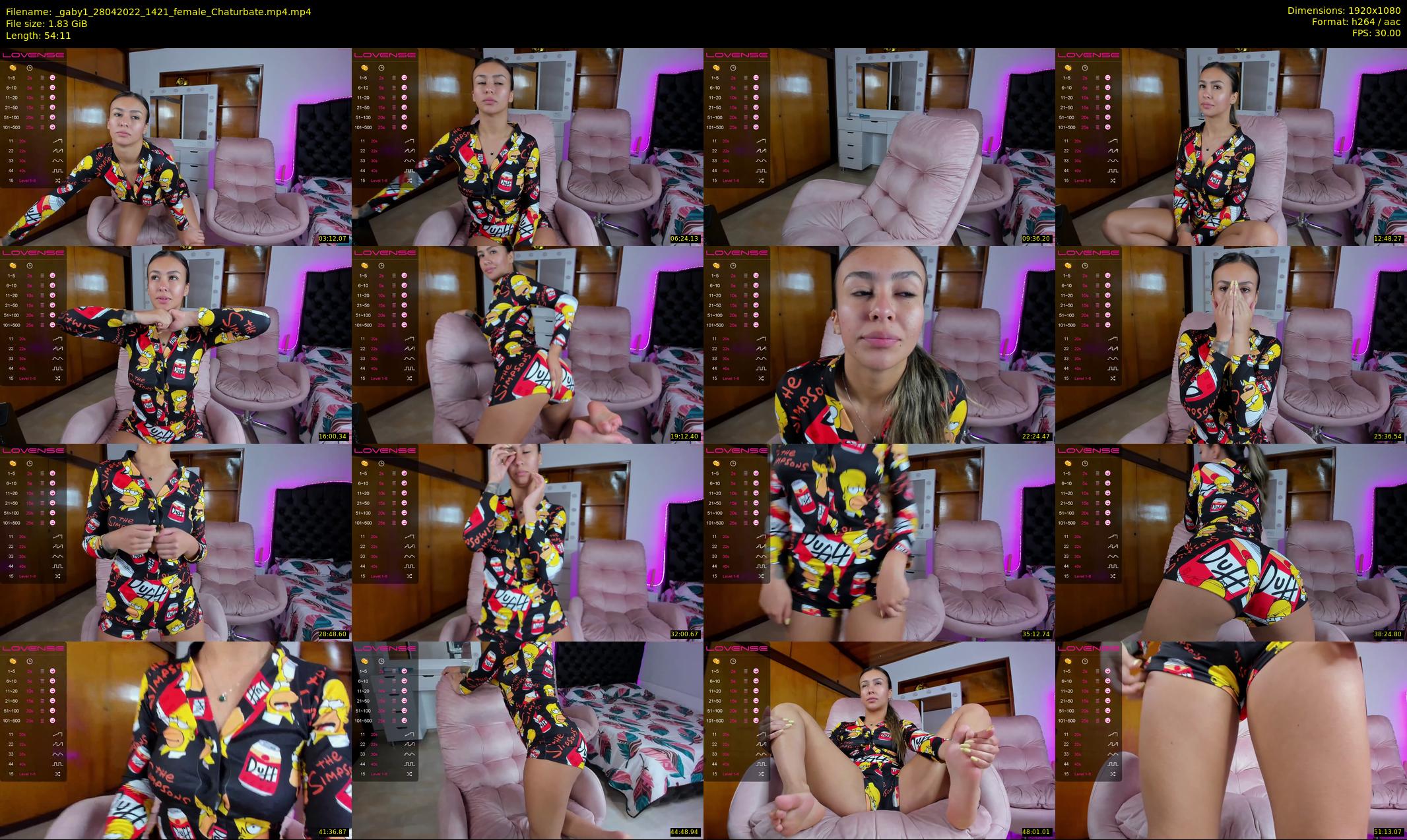 _gaby1 — 55 minute Chaturbate female cam show recording, 1080p, Apr 28, 2022