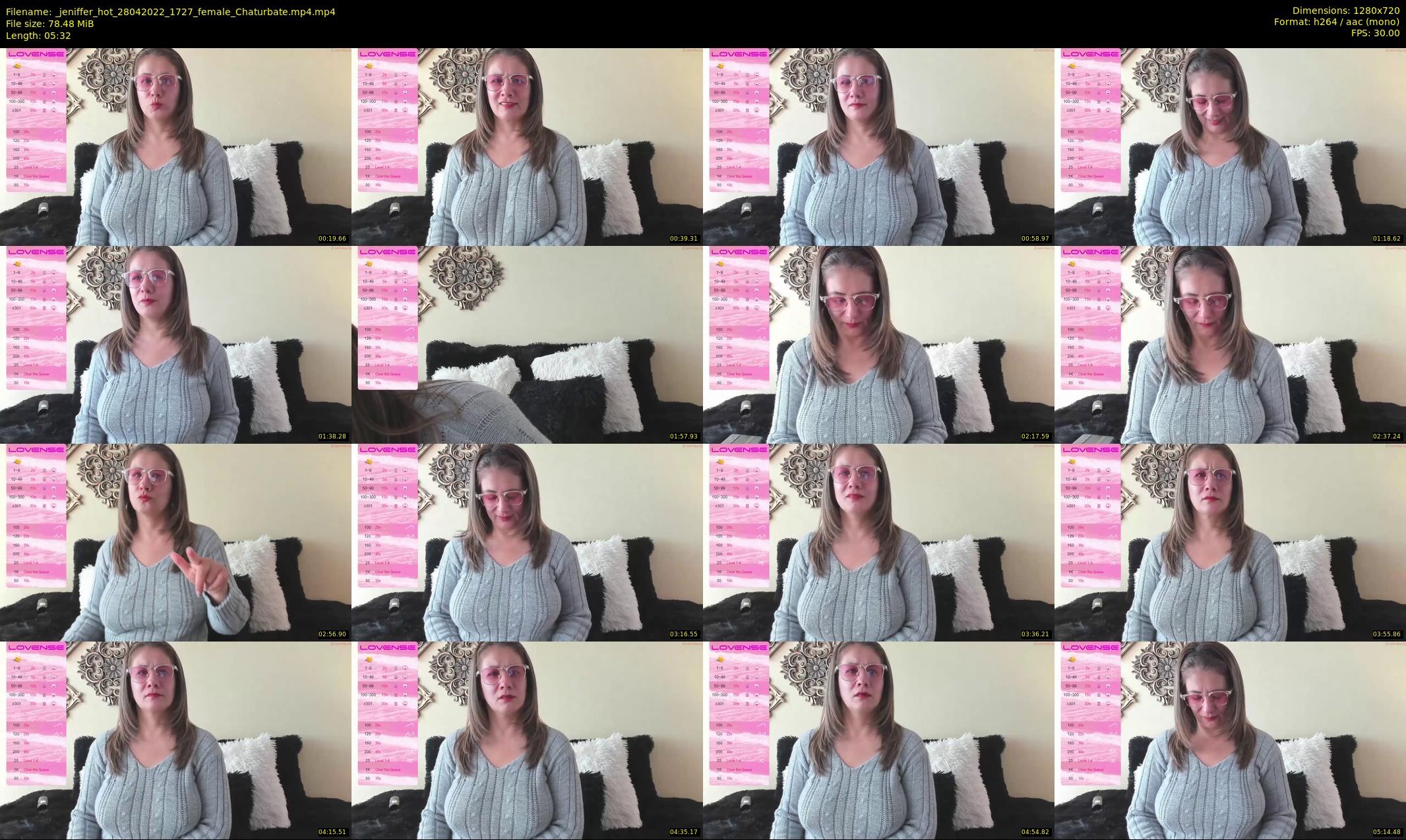 _jeniffer_hot — 6 minute Chaturbate female cam show recording, 720p, Apr 28, 2022