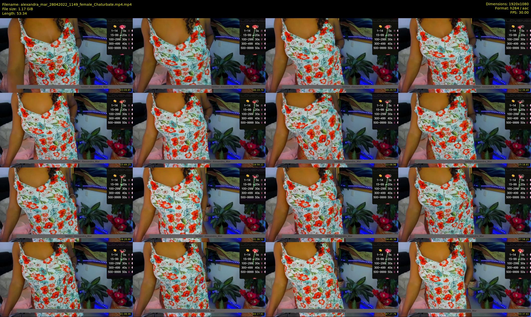 alexandra_mar — 54 minute Chaturbate female cam show recording, 1080p, Apr 28, 2022