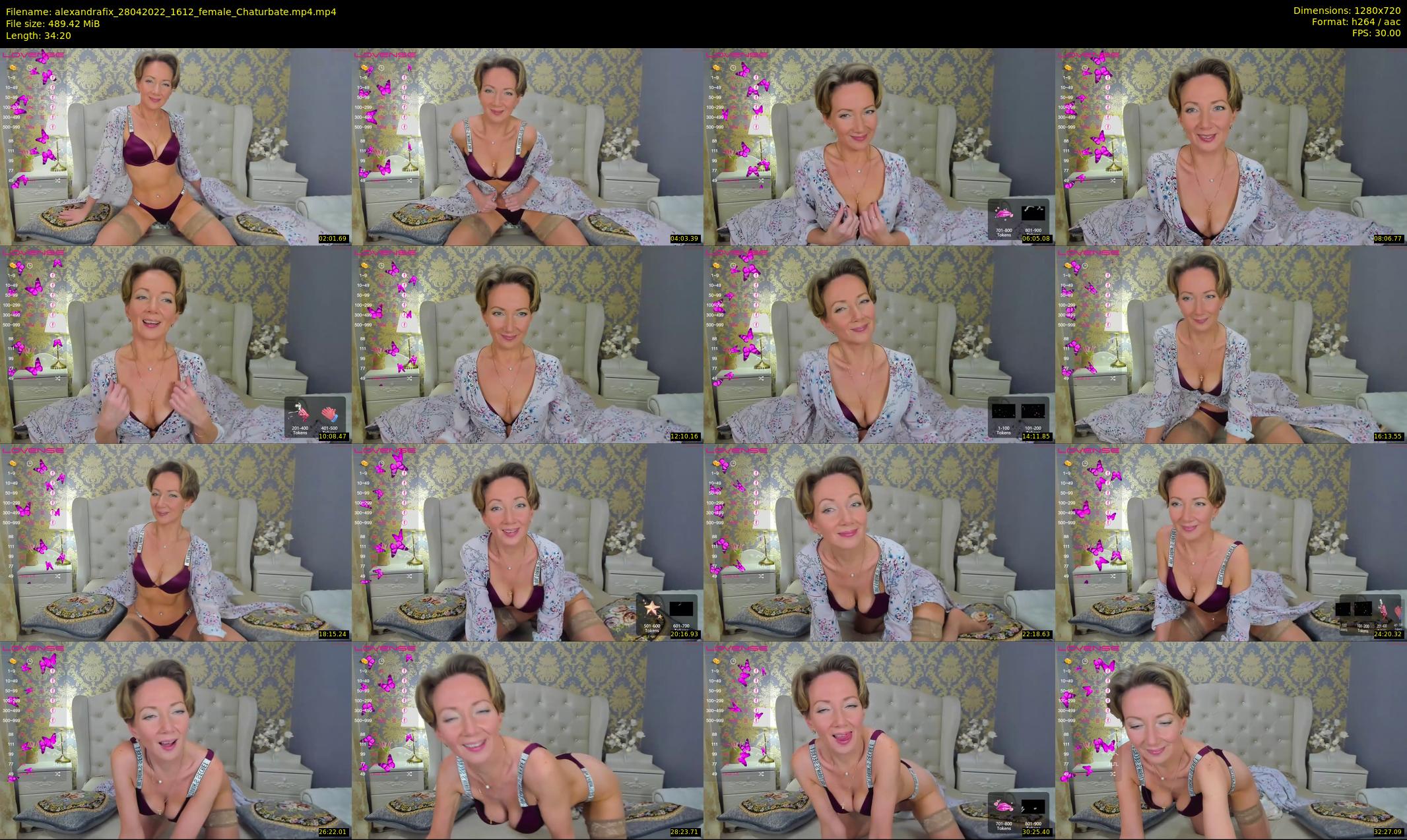 alexandrafix — 35 minute Chaturbate female cam show recording, 720p, Apr 28, 2022