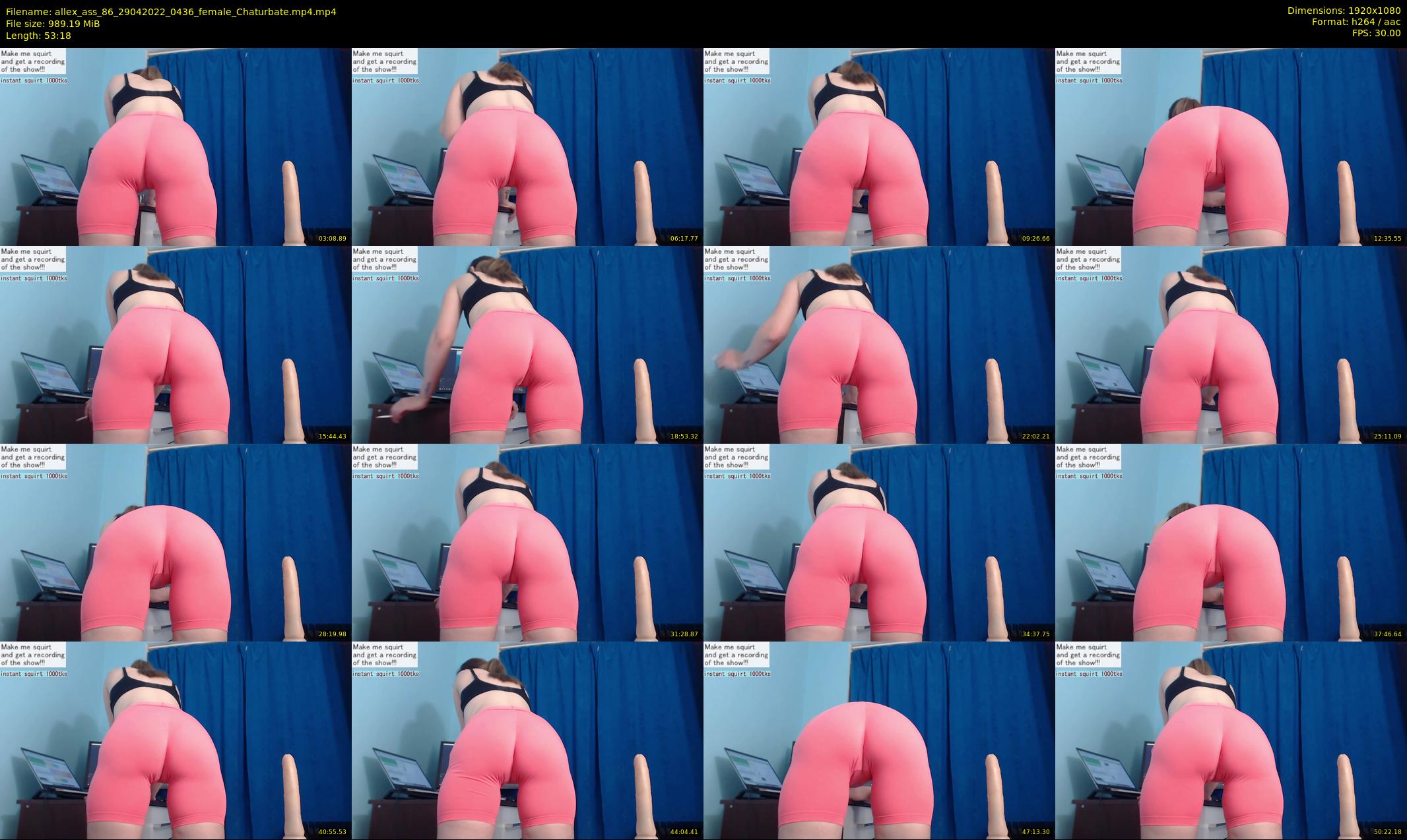 allex_ass_86 — 54 minute Chaturbate female cam show recording, 1080p, Apr 29, 2022