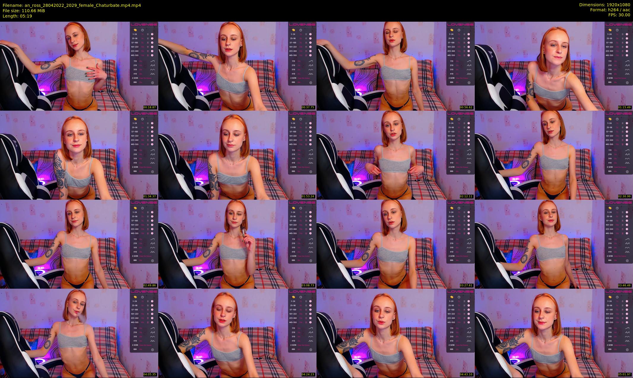 an_ross — 6 minute Chaturbate female cam show recording, 1080p, Apr 28, 2022