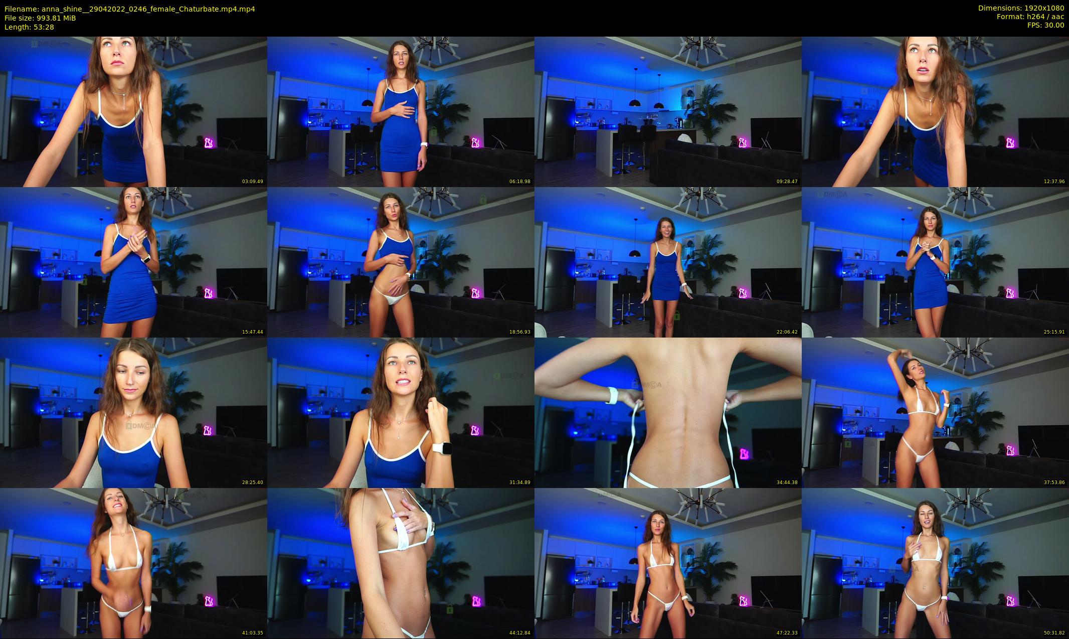 anna_shine_ — 54 minute Chaturbate female cam show recording, 1080p, Apr 29, 2022