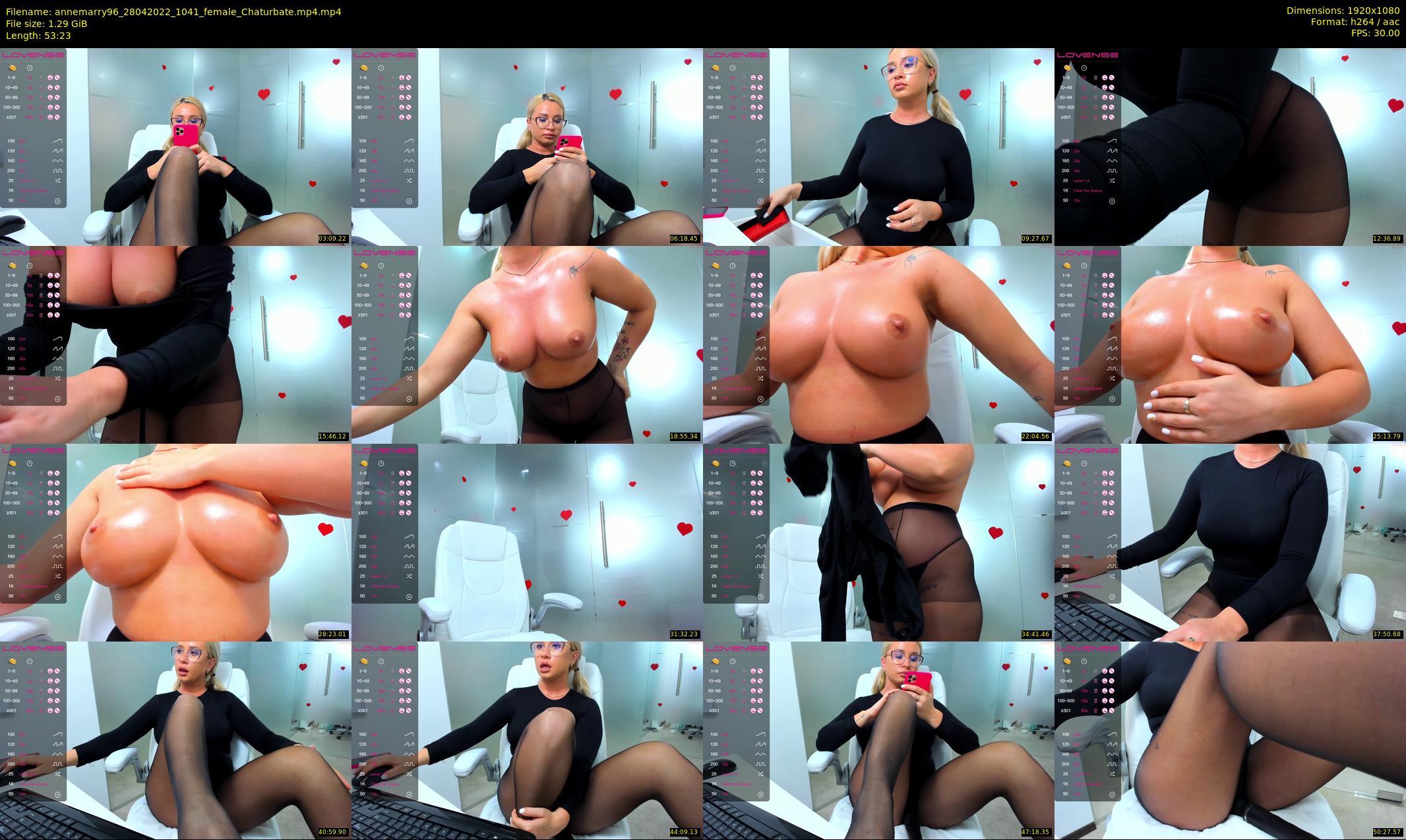annemarry96 — 54 minute Chaturbate female cam show recording, 1080p, Apr 28, 2022