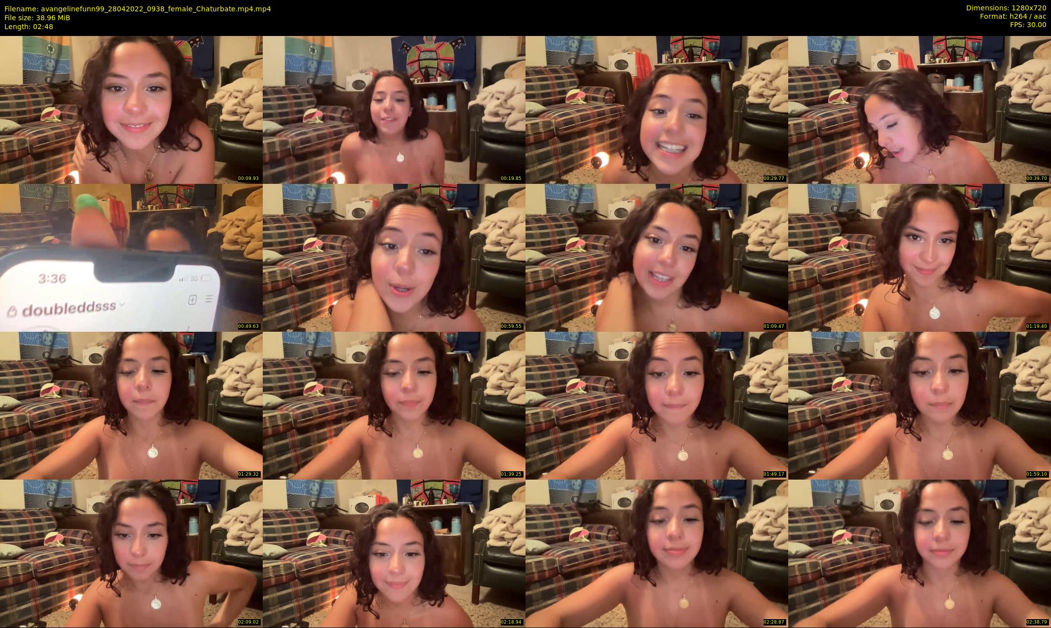 avangelinefunn99 — 3 minute Chaturbate female cam show recording, 720p, Apr 28, 2022