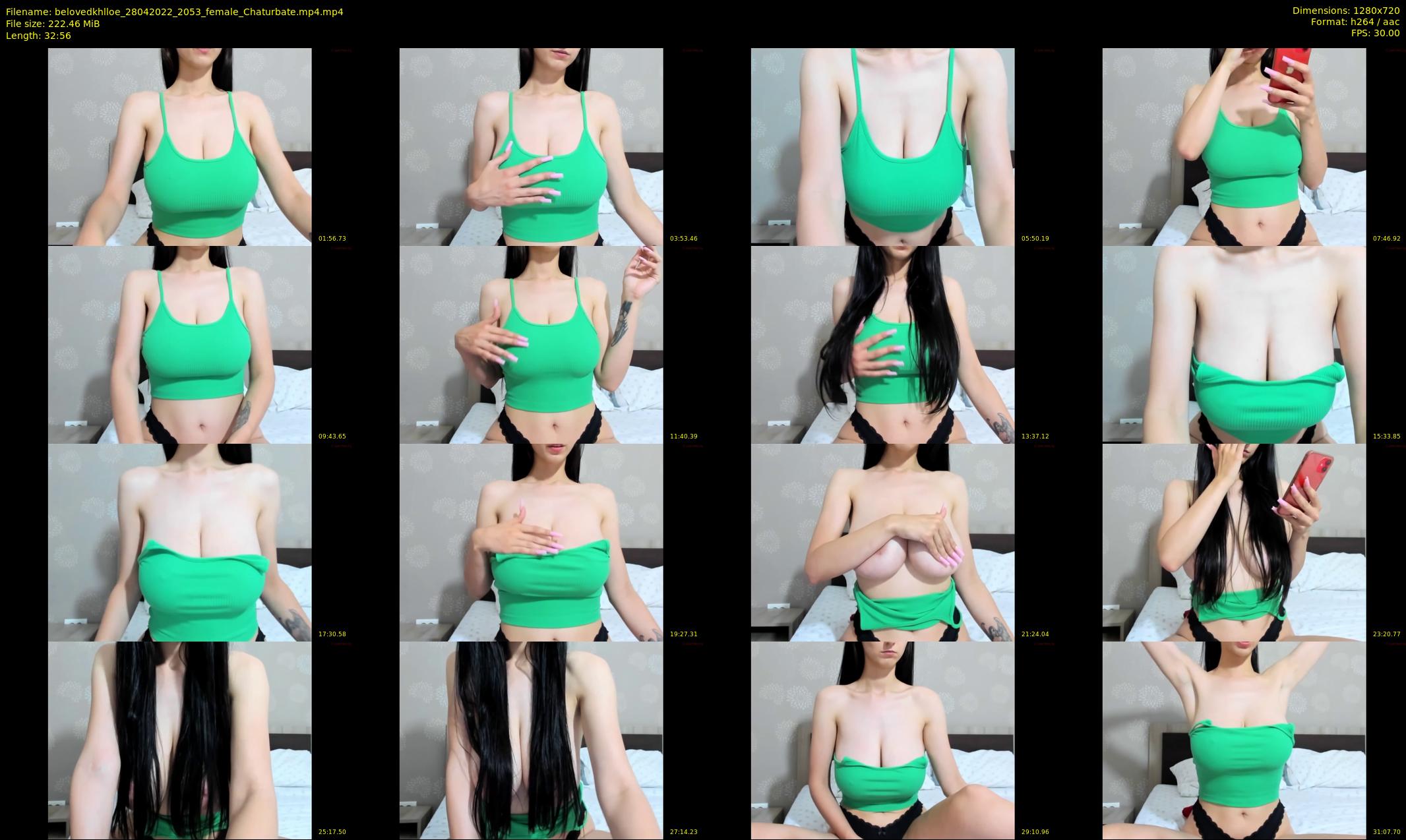 belovedkhlloe — 33 minute Chaturbate female cam show recording, 720p, Apr 28, 2022